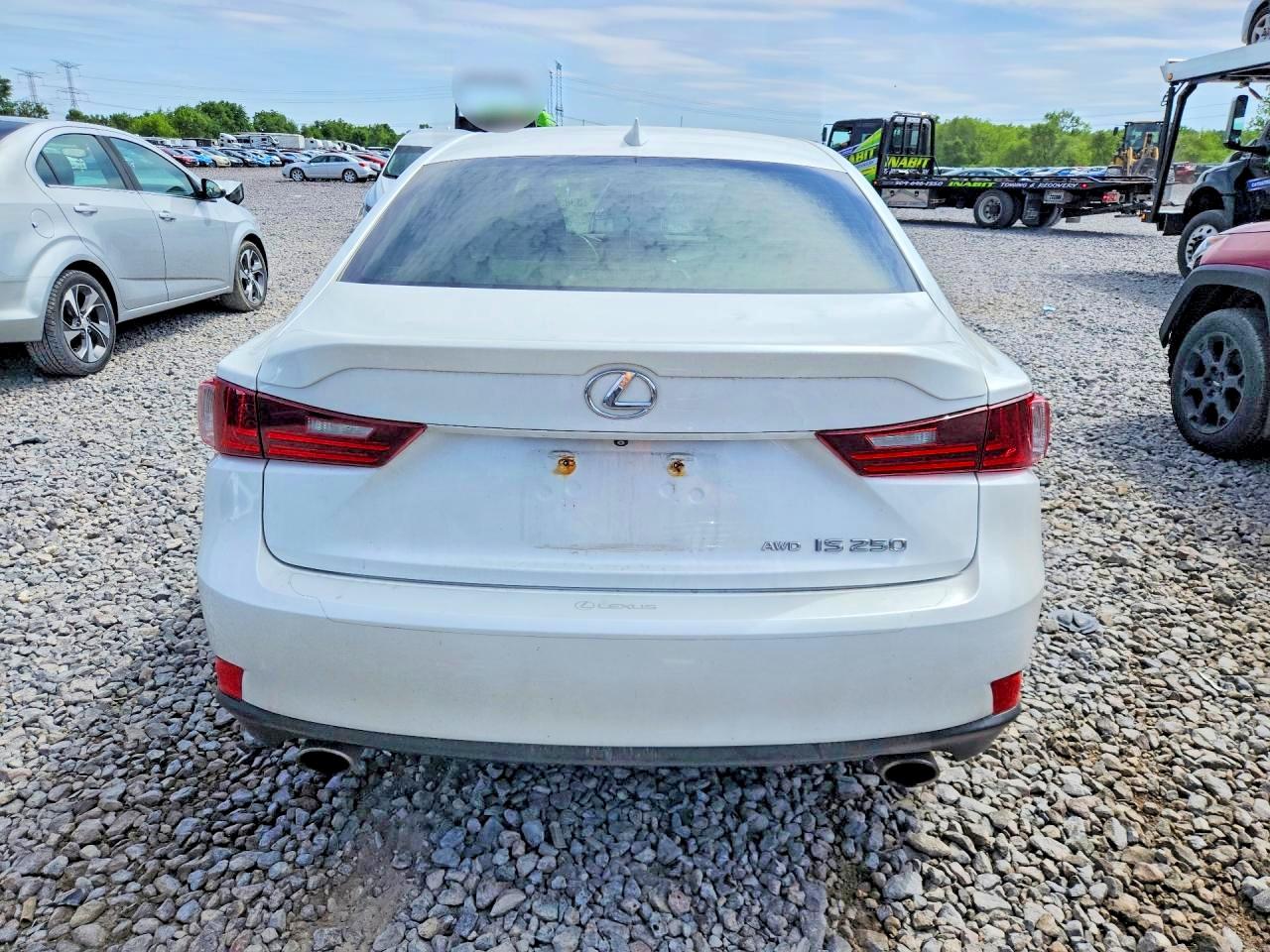 2015 Lexus Is 250 White vin: JTHCF1D26F5023001