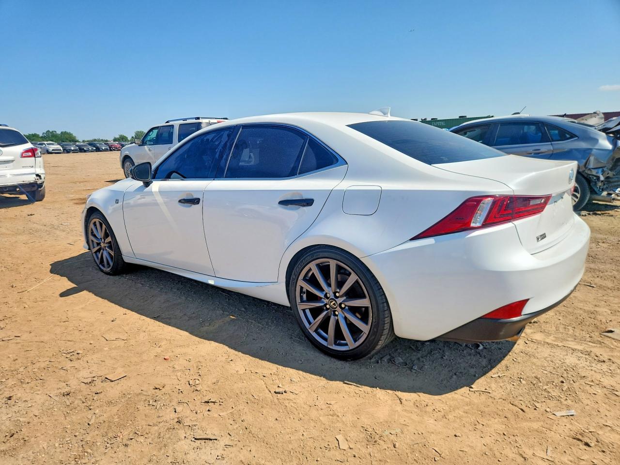 2015 Lexus Is 250 White vin: JTHCF1D26F5025556