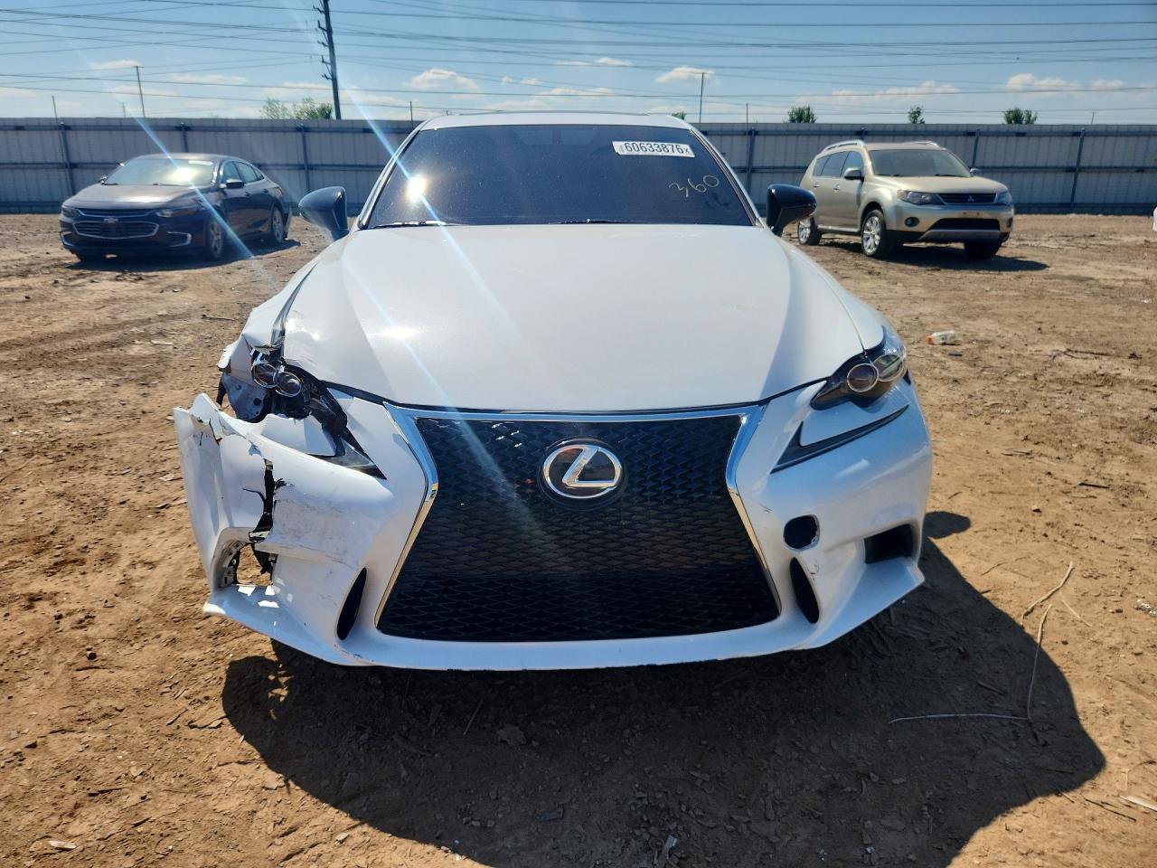 2015 Lexus Is 250 White vin: JTHCF1D26F5025556