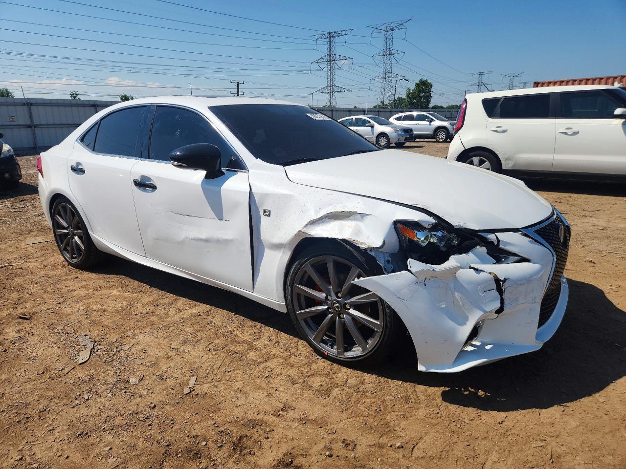 2015 Lexus Is 250 White vin: JTHCF1D26F5025556