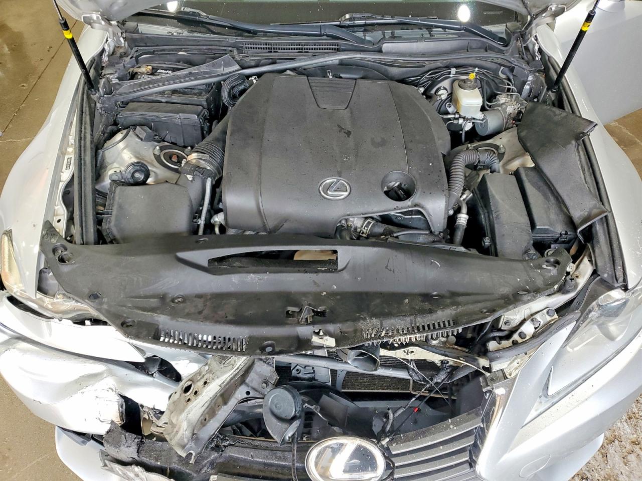 2014 Lexus Is 250 Silver vin: JTHCF1D27E5001748