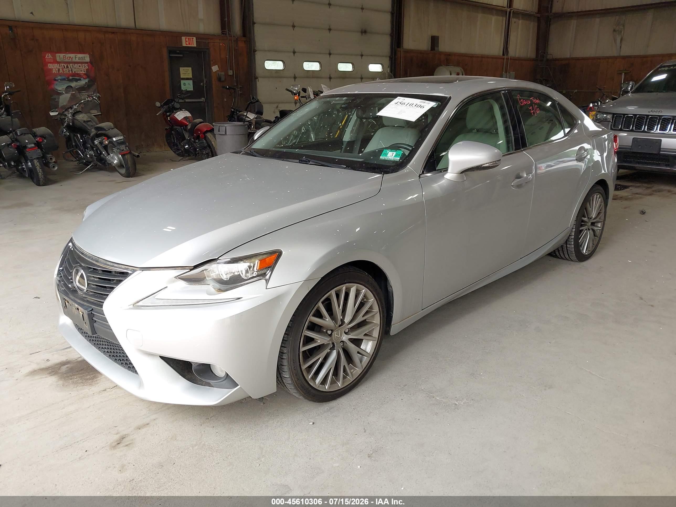 2014 Lexus Is 250   Silver vin: JTHCF1D27E5009266