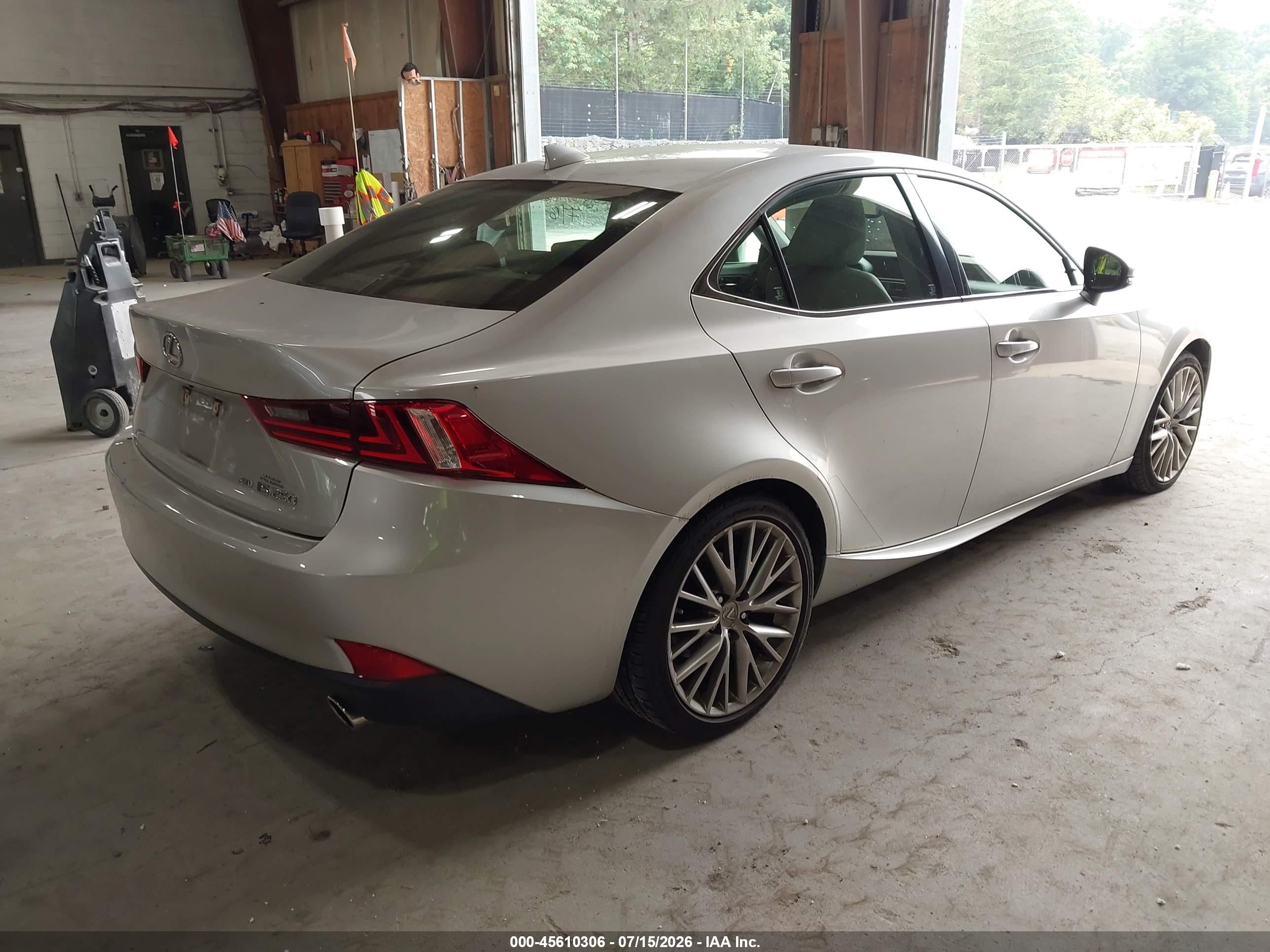 2014 Lexus Is 250   Silver vin: JTHCF1D27E5009266