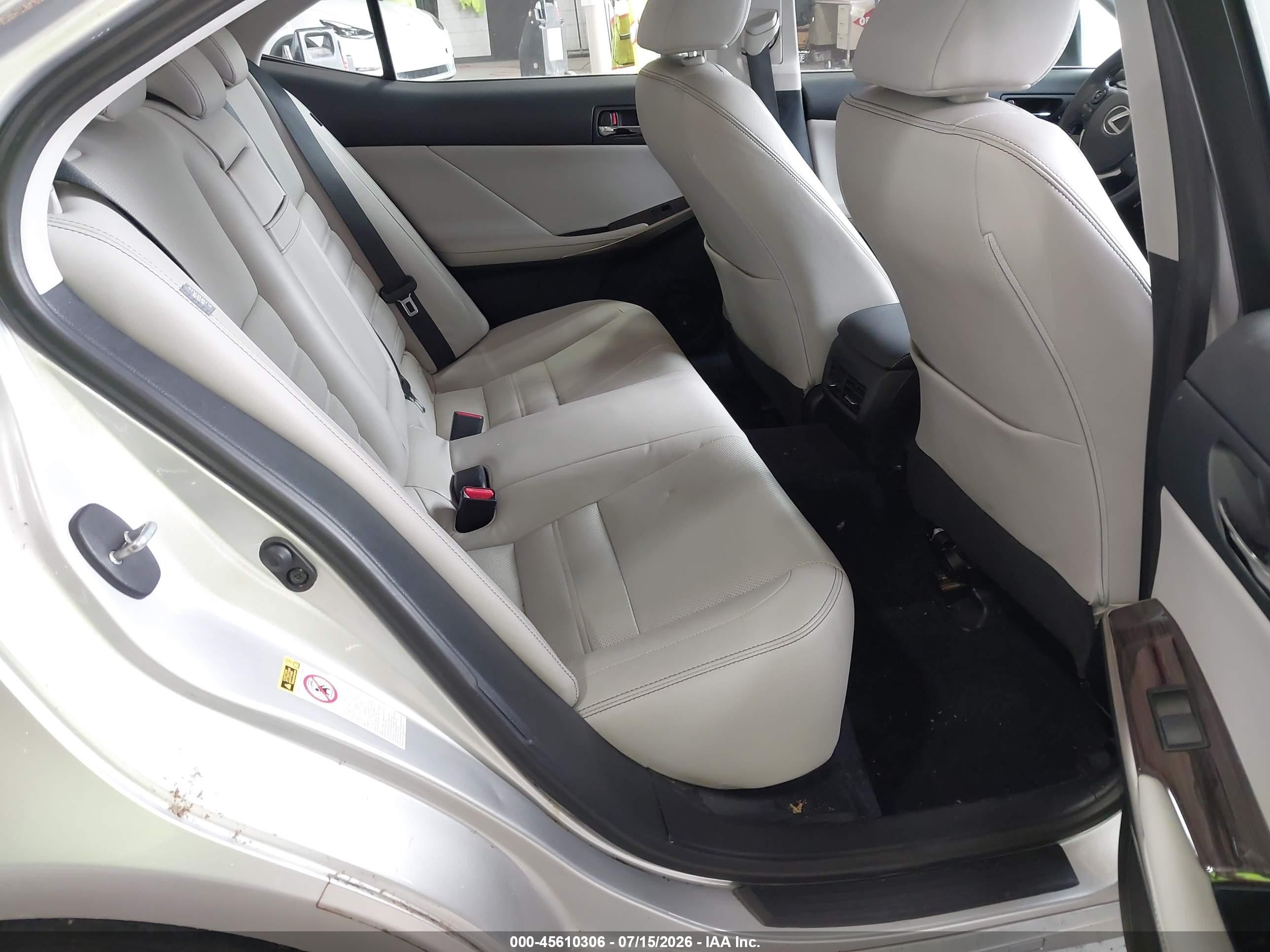 2014 Lexus Is 250   Silver vin: JTHCF1D27E5009266