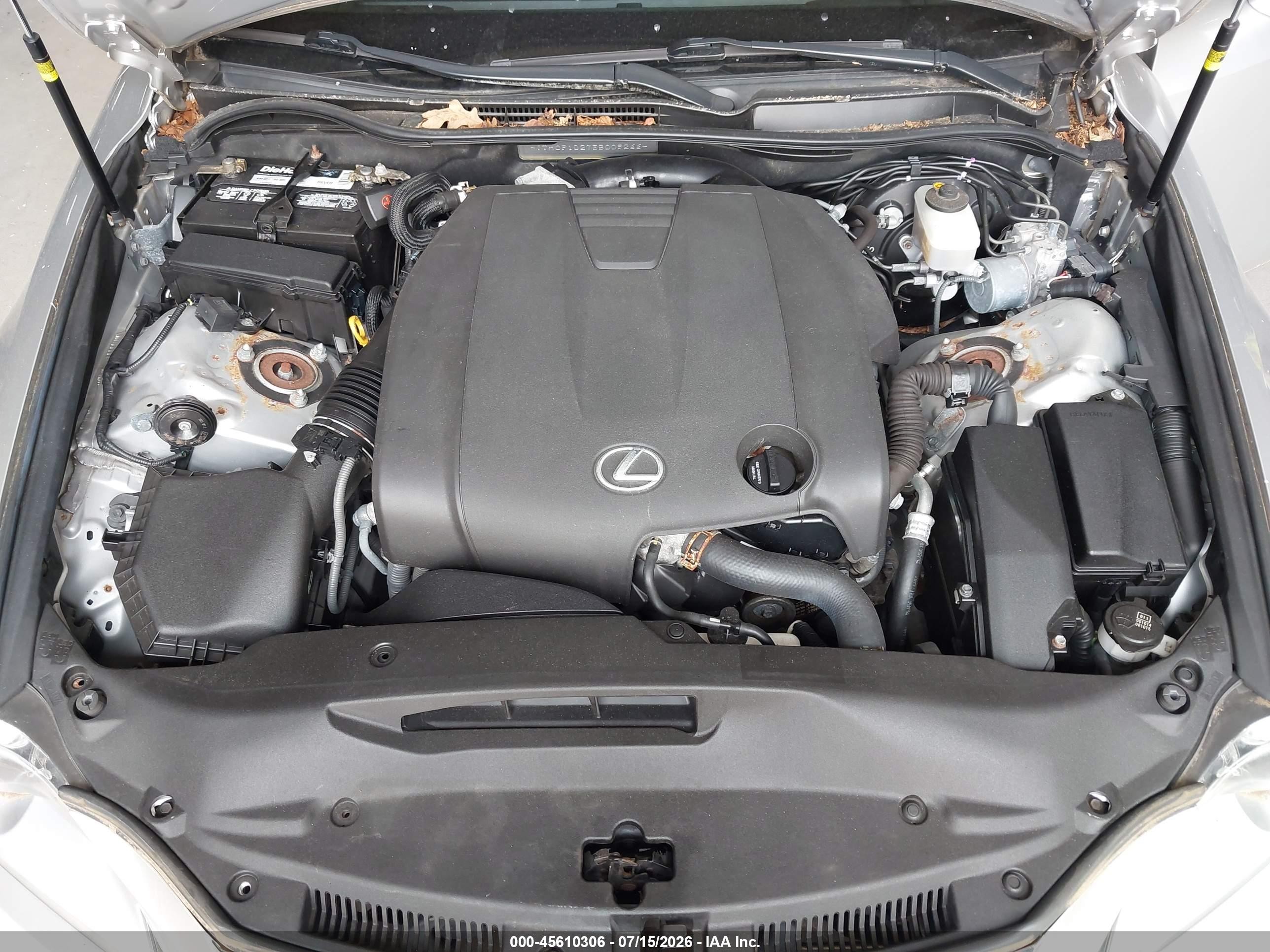 2014 Lexus Is 250   Silver vin: JTHCF1D27E5009266