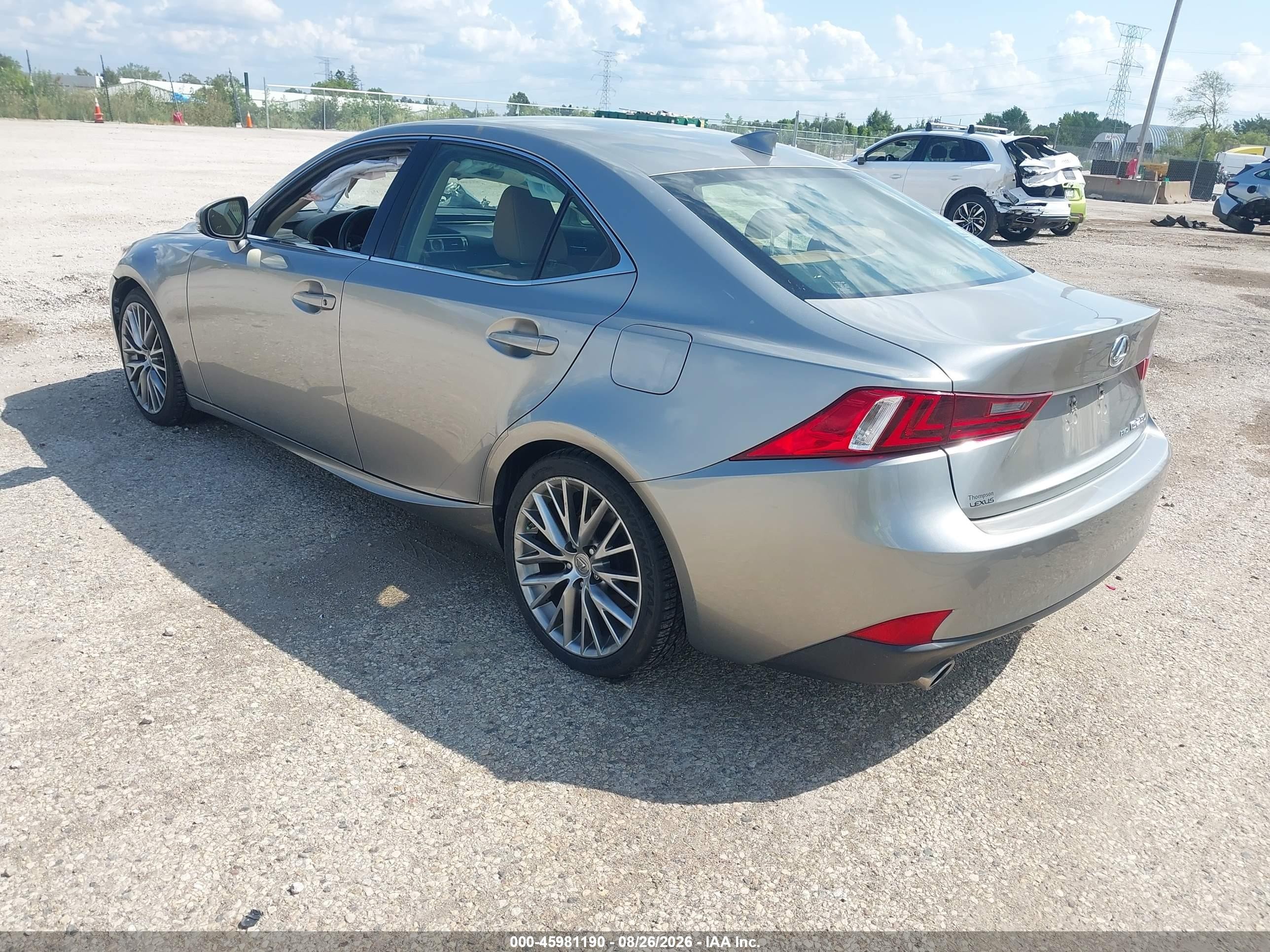 2014 Lexus Is 250   Серебряный vin: JTHCF1D27E5011809