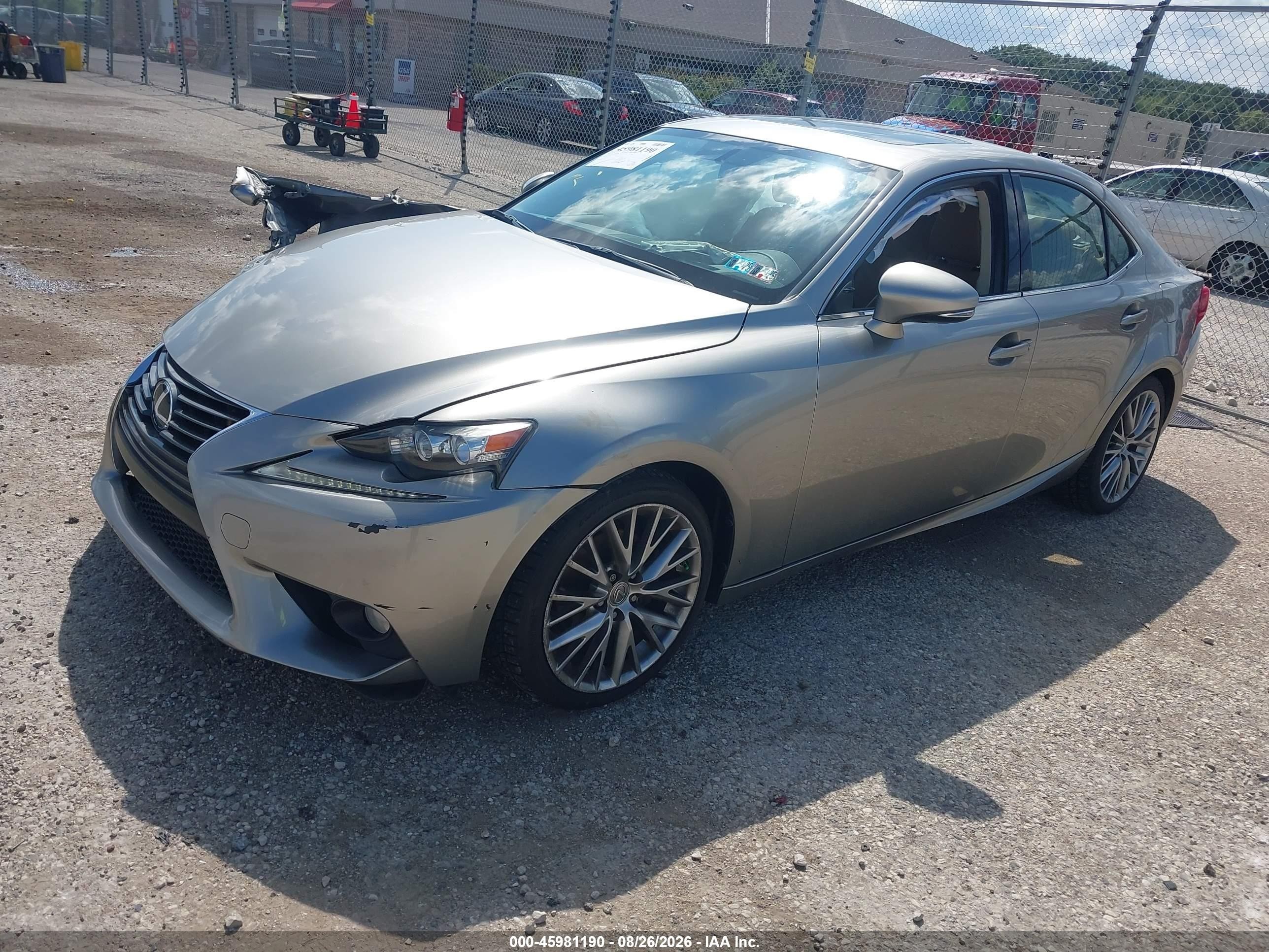 2014 Lexus Is 250   Серебряный vin: JTHCF1D27E5011809