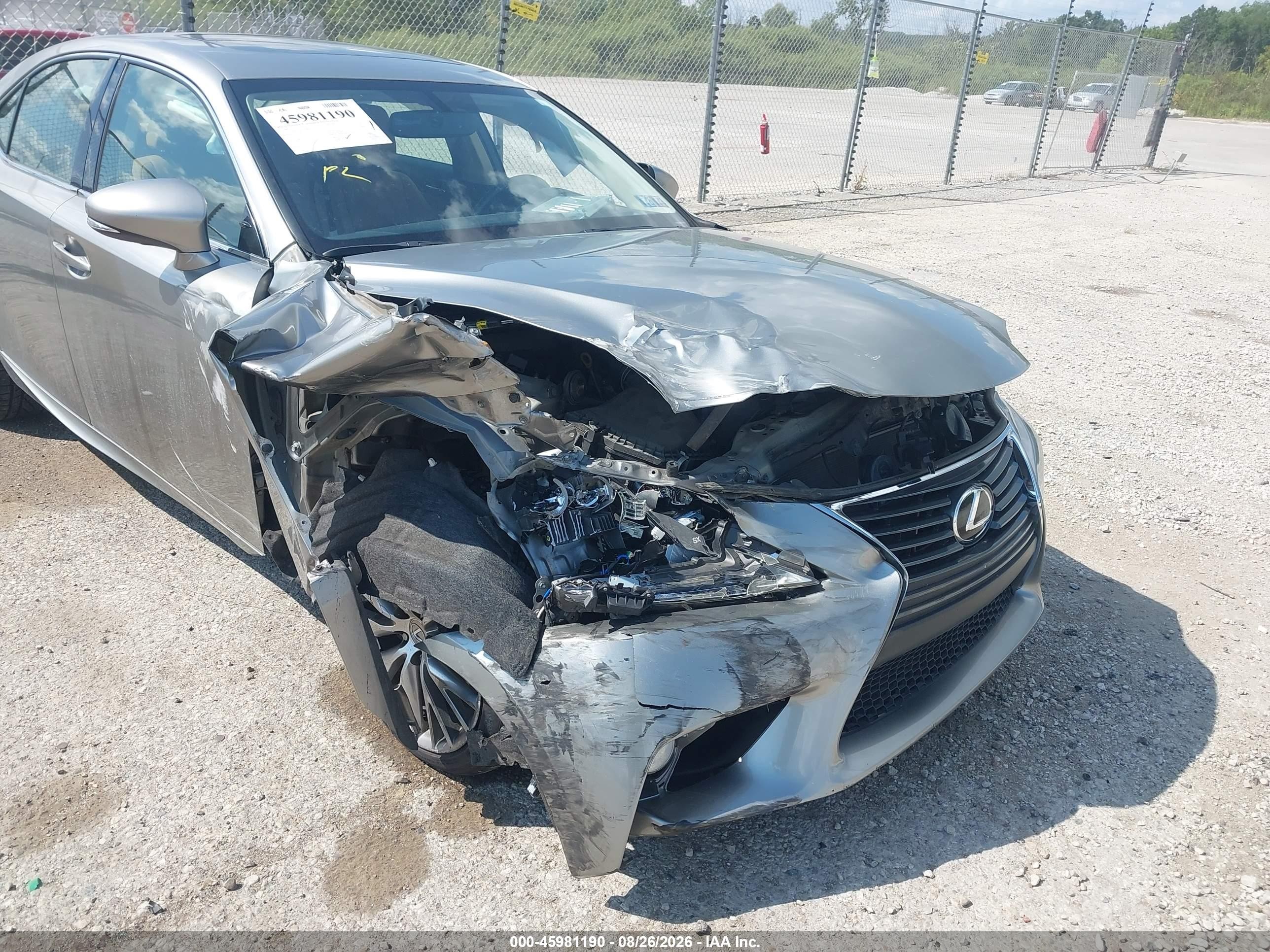2014 Lexus Is 250   Серебряный vin: JTHCF1D27E5011809