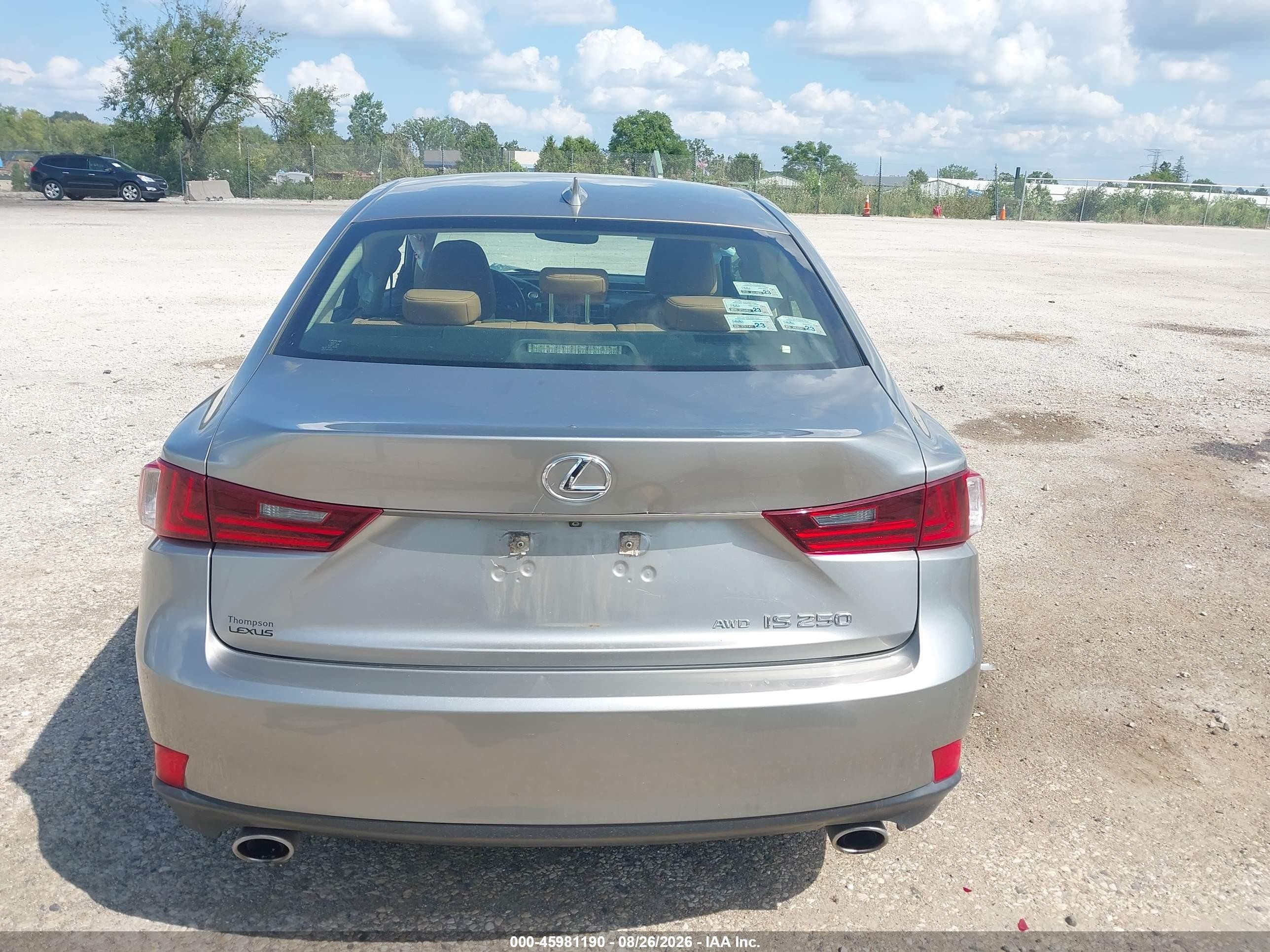 2014 Lexus Is 250   Серебряный vin: JTHCF1D27E5011809