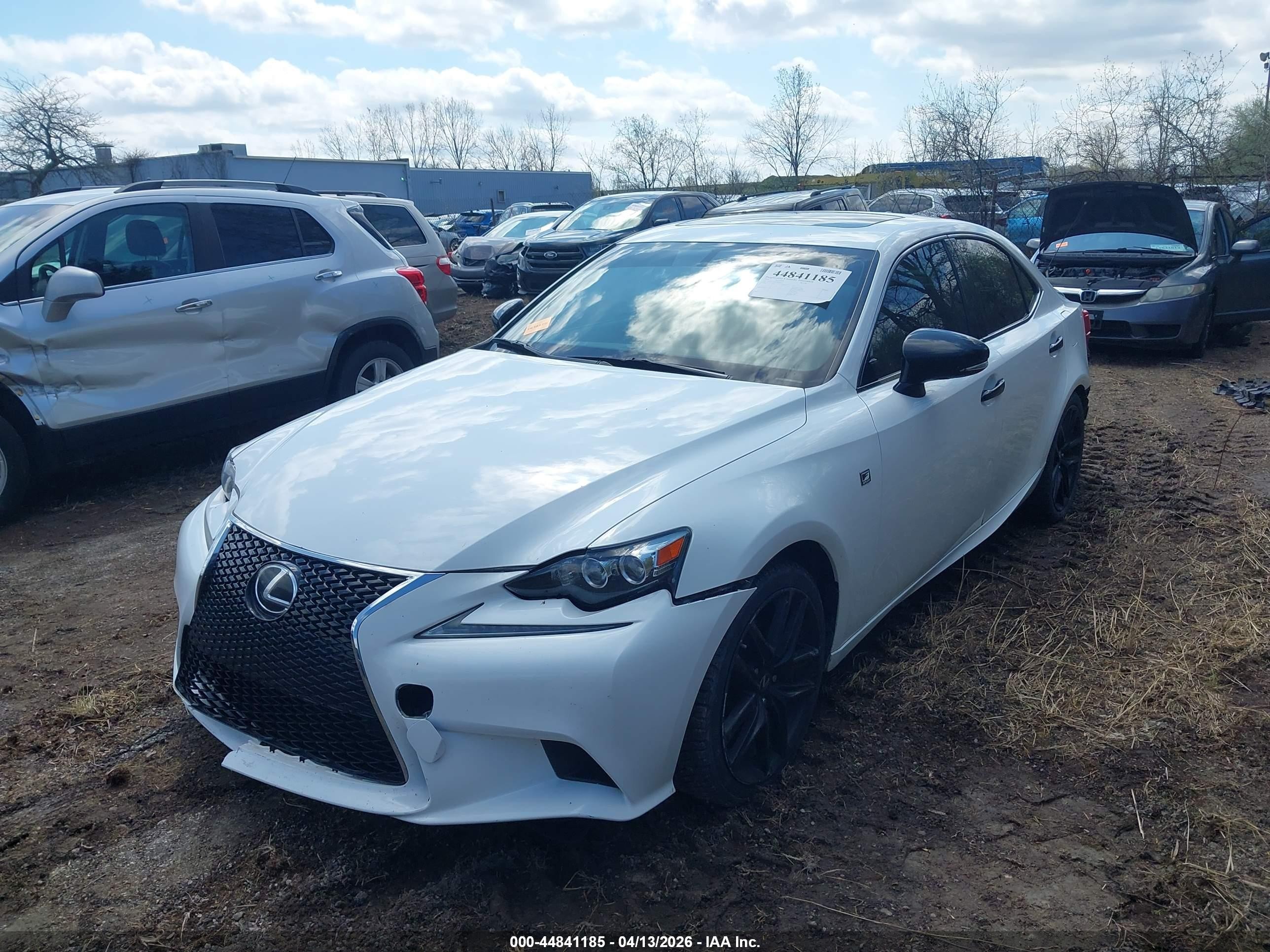 2015 Lexus Is 250 Crafted Line White vin: JTHCF1D27F5020317
