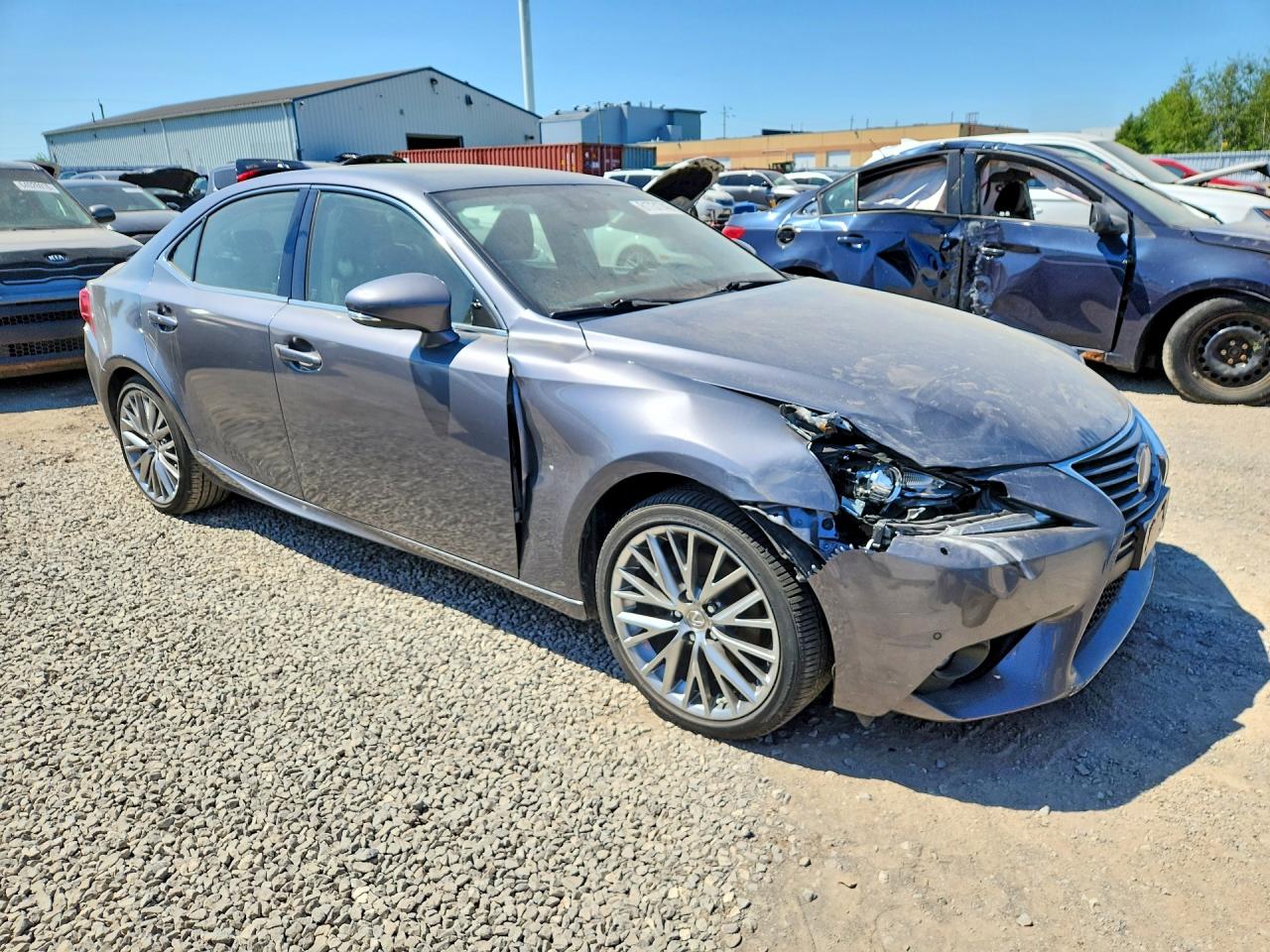 2015 Lexus Is 250 Gray vin: JTHCF1D27F5021421