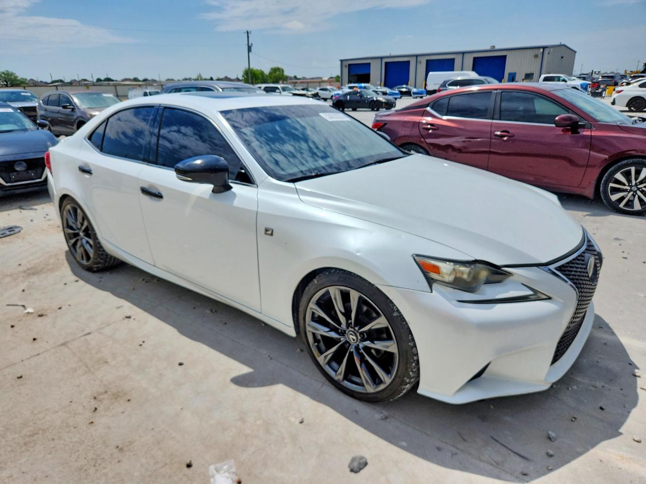 2015 Lexus Is 250 White vin: JTHCF1D27F5024416