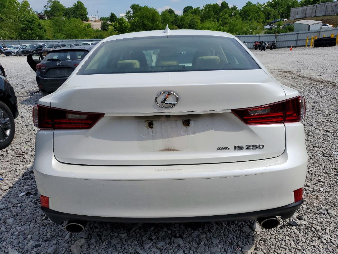 2014 Lexus Is 250 Белый vin: JTHCF1D28E5000396