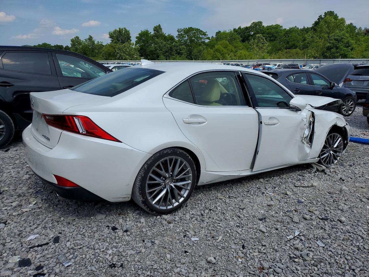 2014 Lexus Is 250 Белый vin: JTHCF1D28E5000396