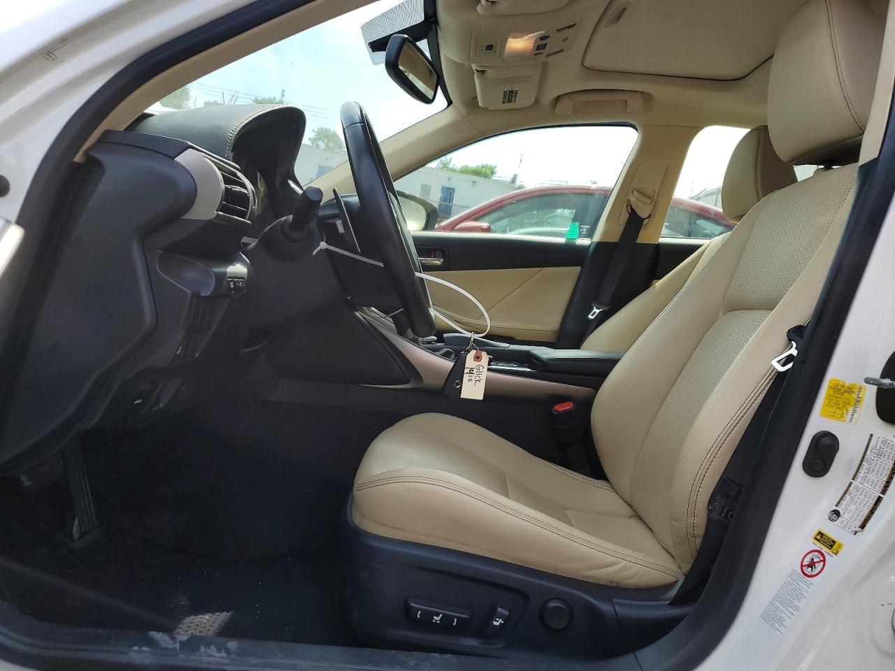 2014 Lexus Is 250 Белый vin: JTHCF1D28E5000396