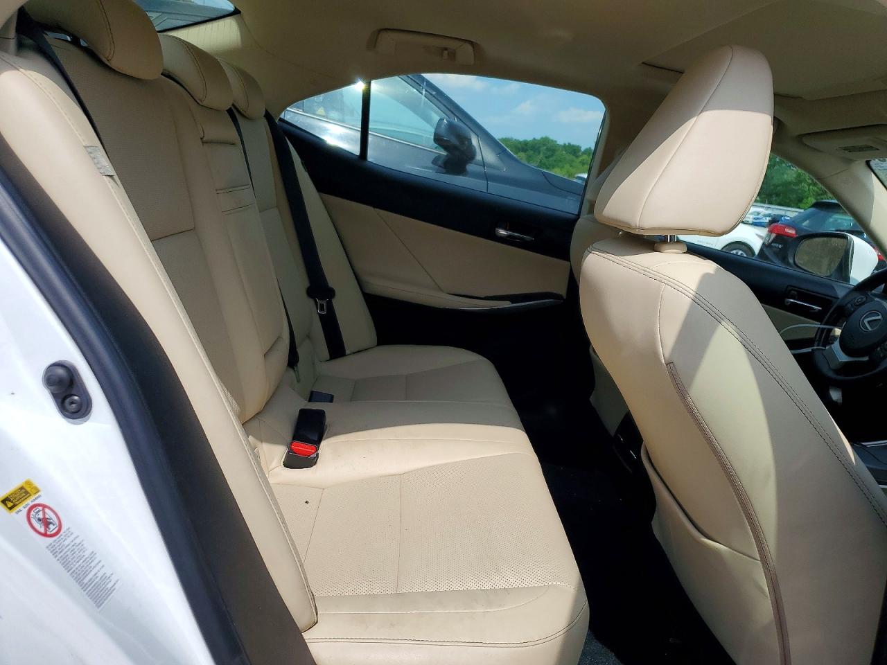 2014 Lexus Is 250 Белый vin: JTHCF1D28E5000396