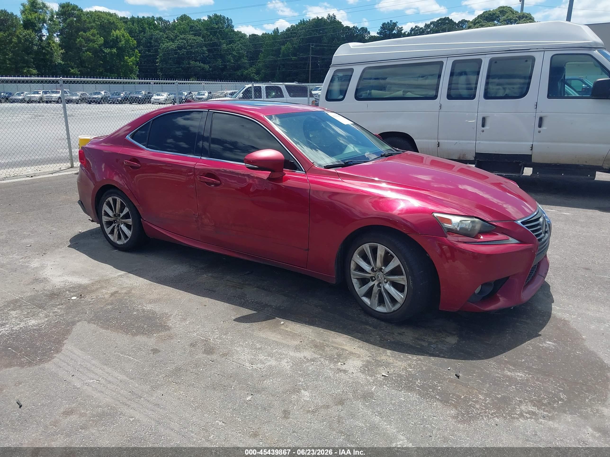 2014 Lexus Is 250   Red vin: JTHCF1D28E5002729