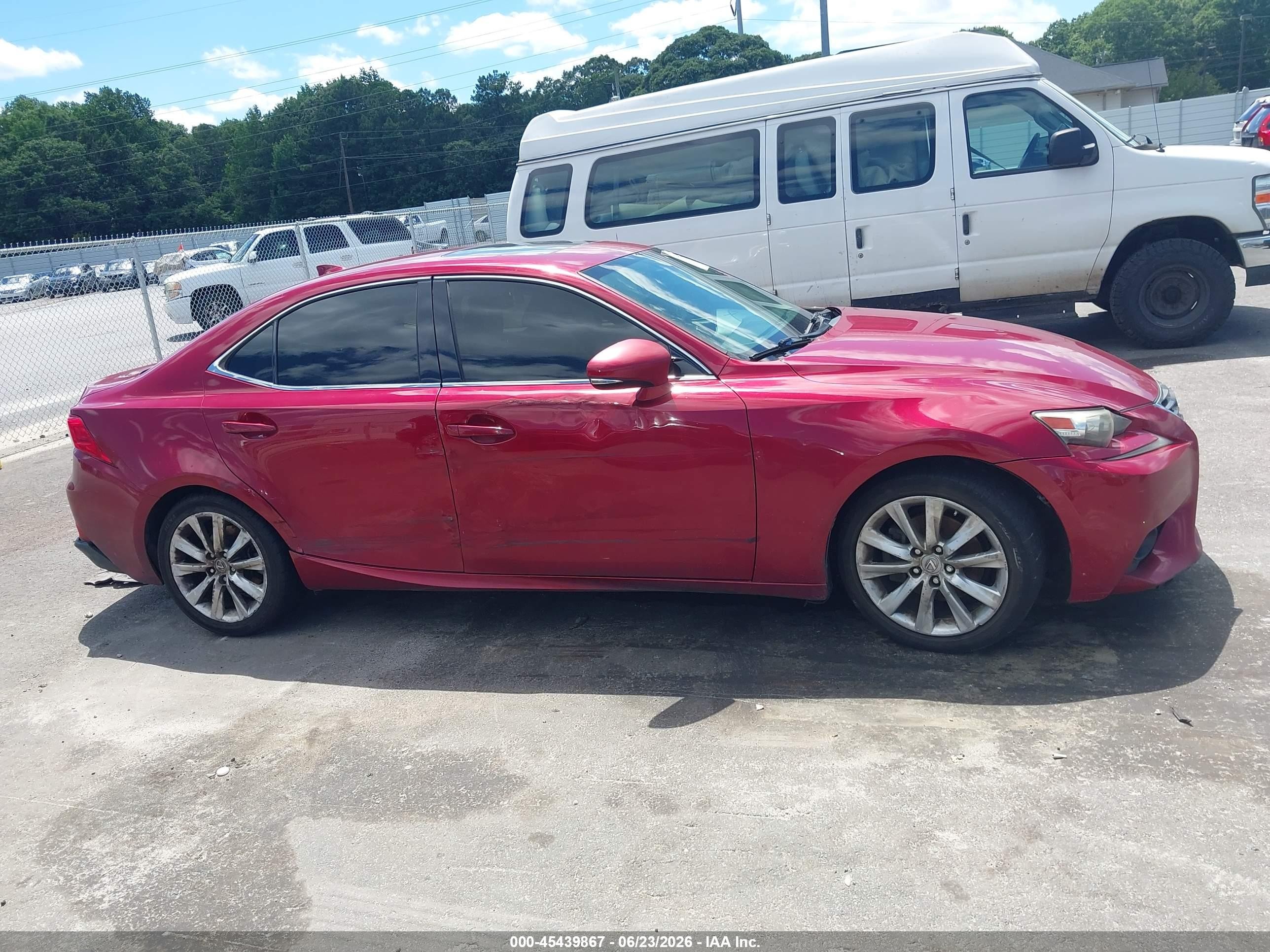 2014 Lexus Is 250   Red vin: JTHCF1D28E5002729