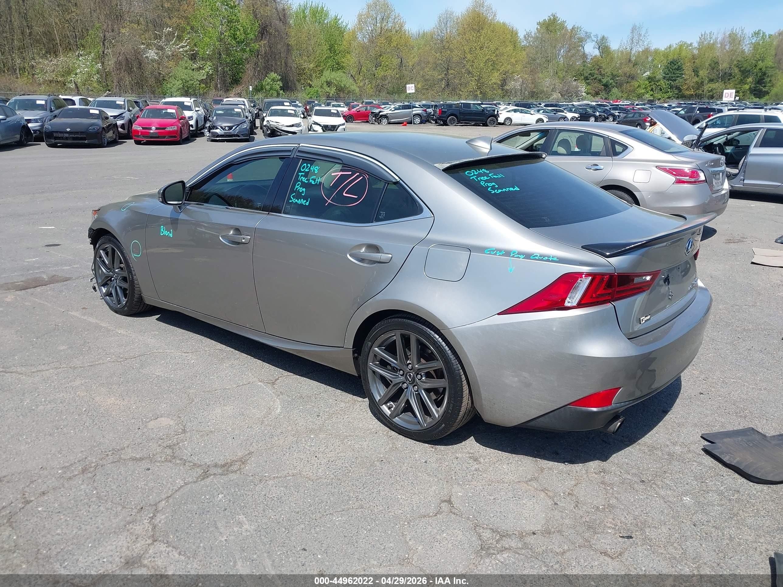 2014 Lexus Is 250   Beige vin: JTHCF1D28E5005744