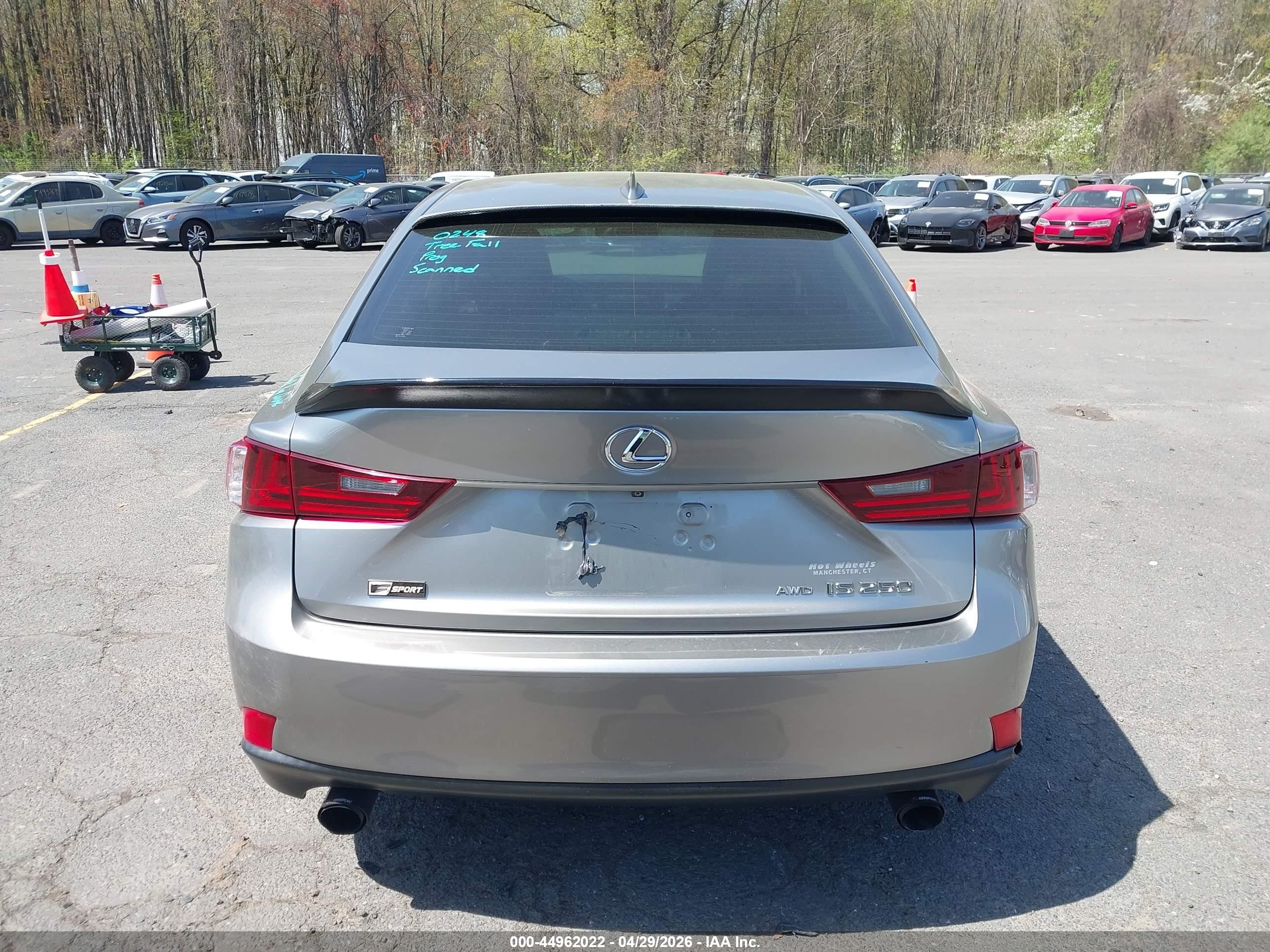 2014 Lexus Is 250   Beige vin: JTHCF1D28E5005744