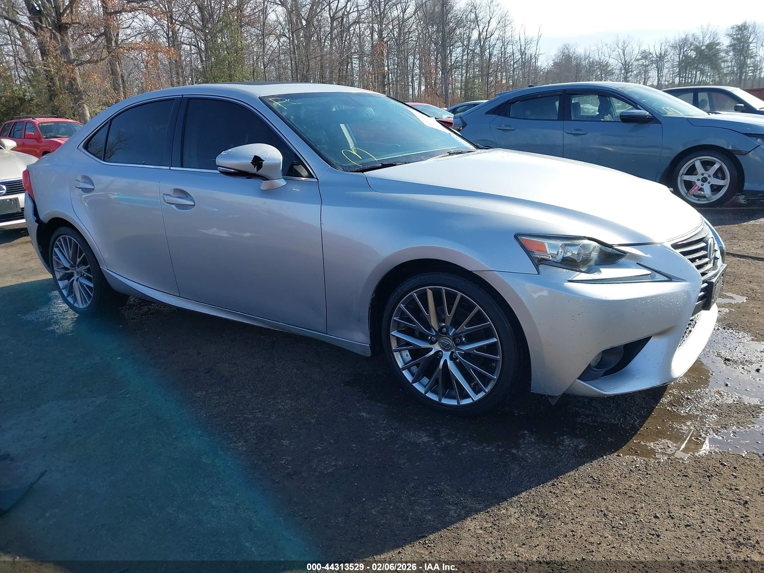 2014 Lexus Is 250 Silver vin: JTHCF1D28E5006120