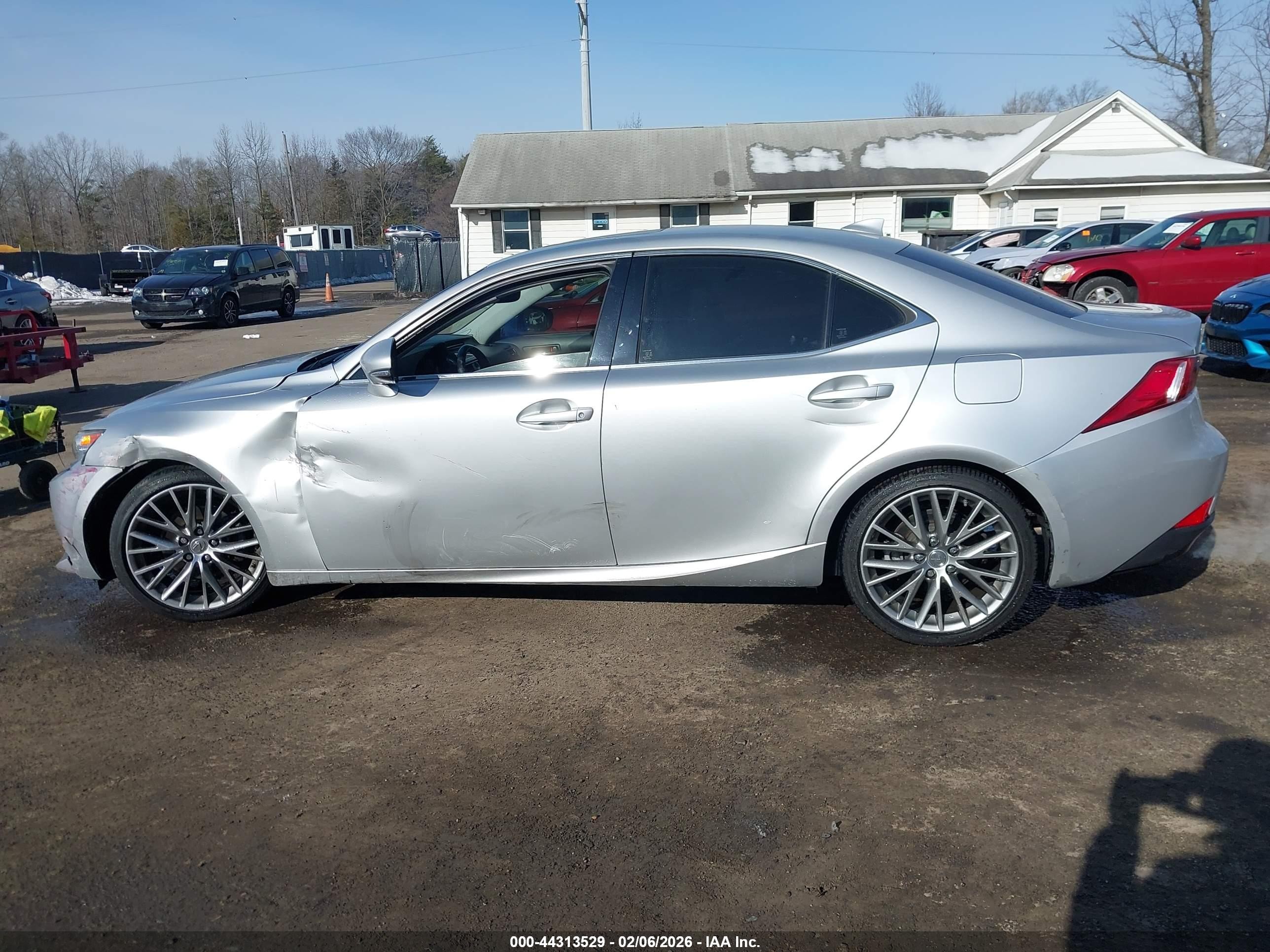 2014 Lexus Is 250   Silver vin: JTHCF1D28E5006120