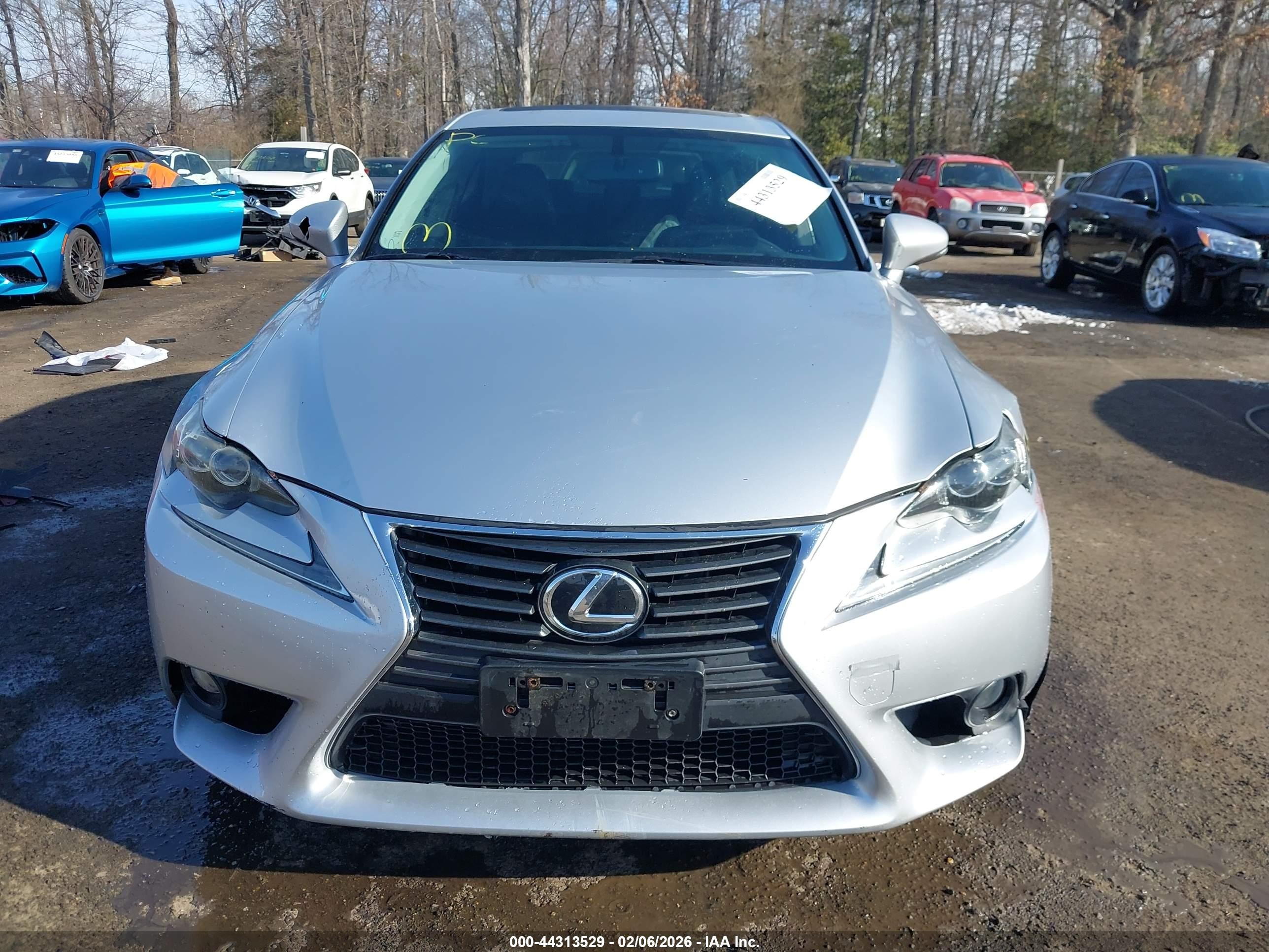 2014 Lexus Is 250   Silver vin: JTHCF1D28E5006120