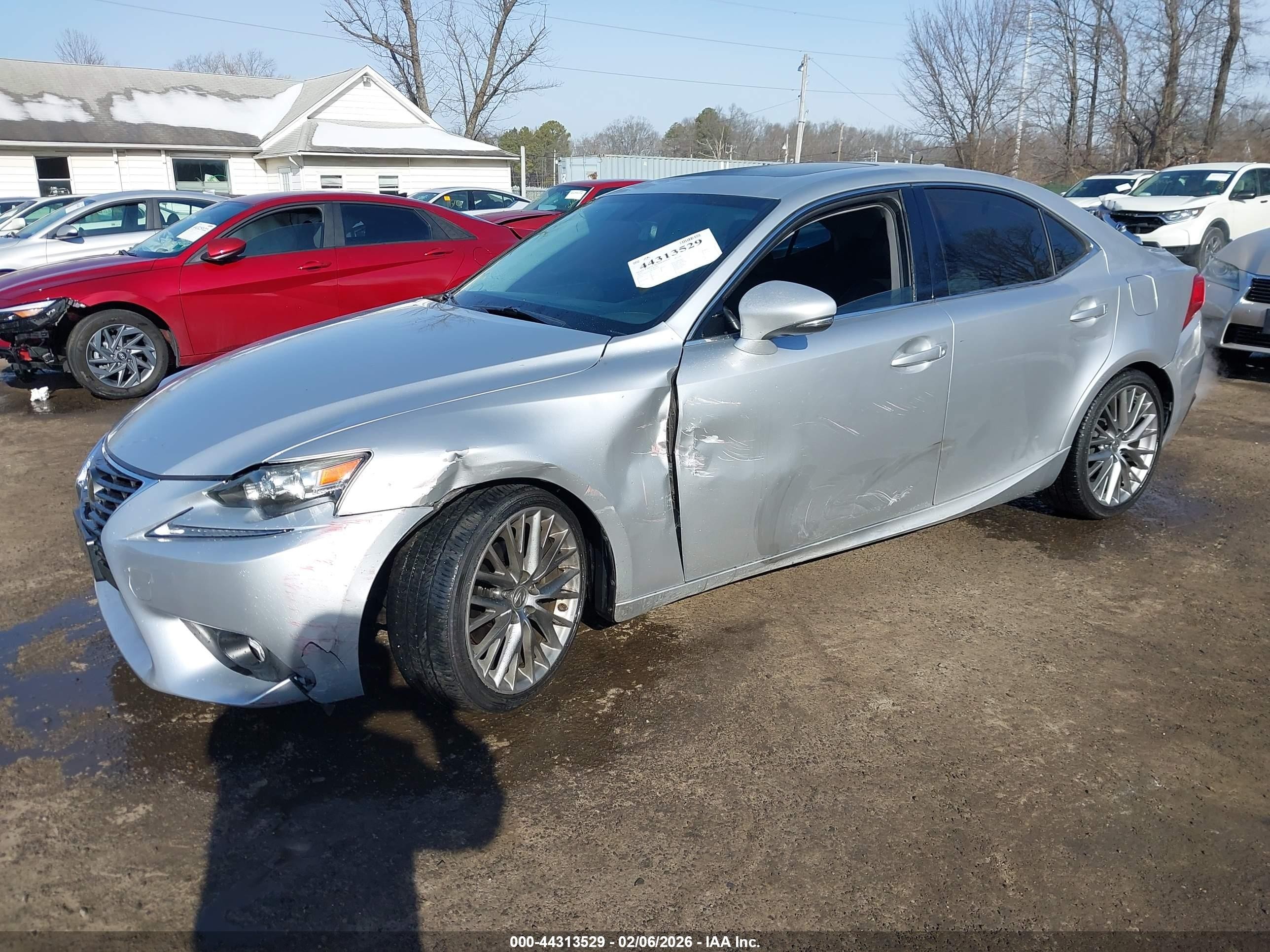 2014 Lexus Is 250   Silver vin: JTHCF1D28E5006120
