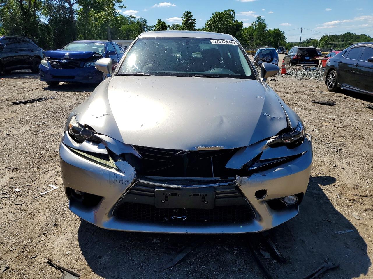 2015 Lexus Is 250 Серебряный vin: JTHCF1D28F5018236