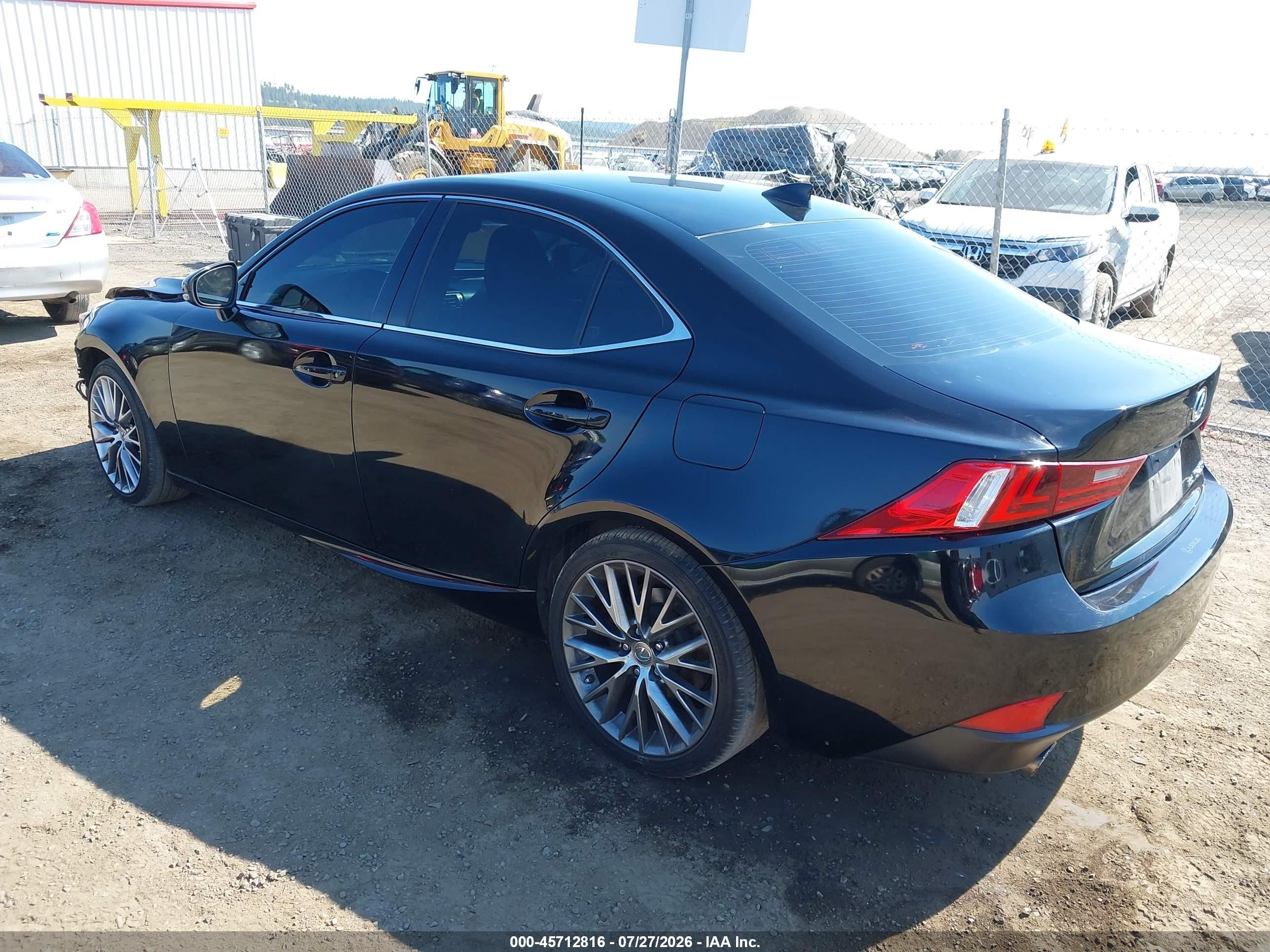2015 Lexus Is 250   Black vin: JTHCF1D28F5022819