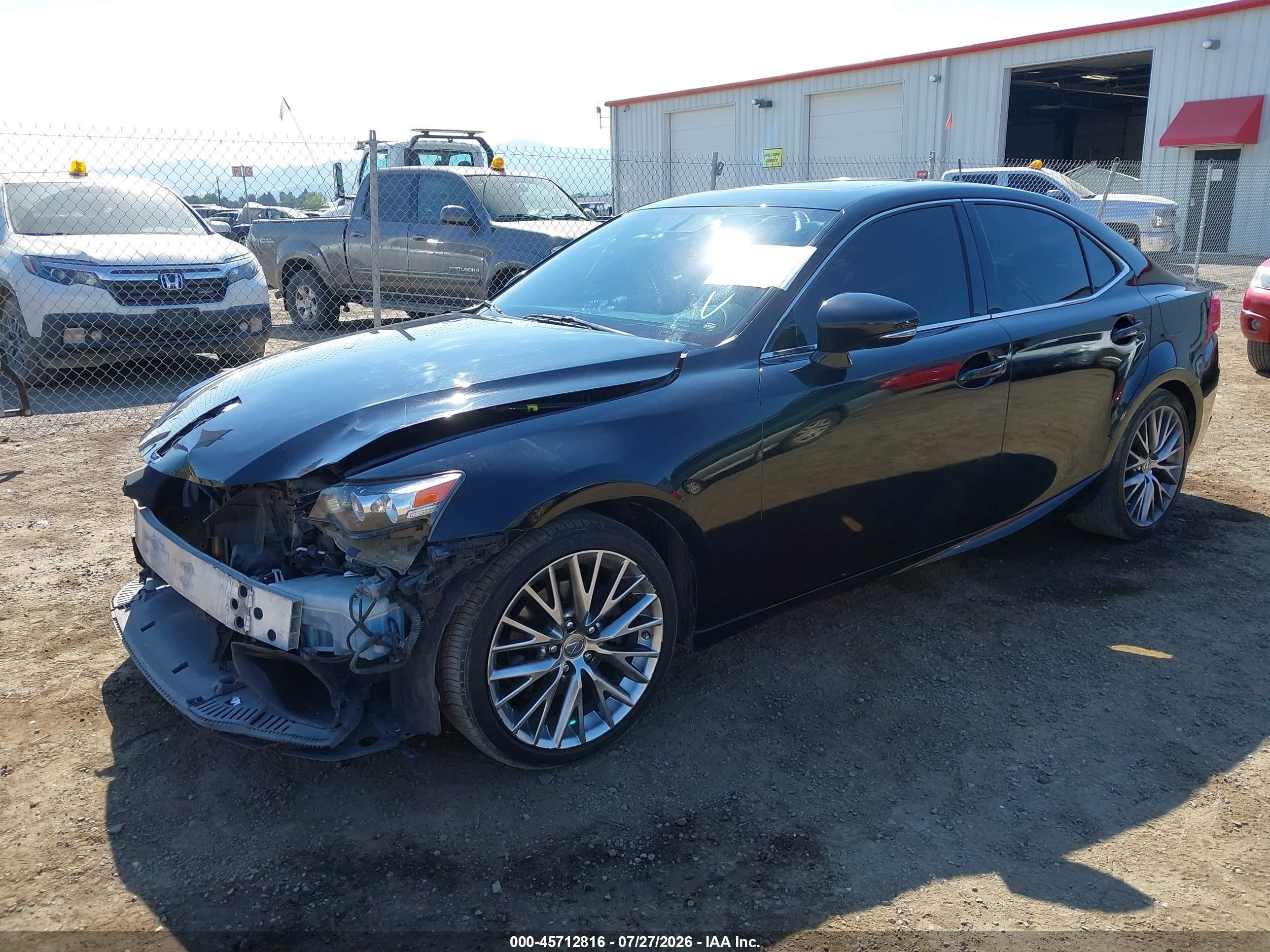 2015 Lexus Is 250   Black vin: JTHCF1D28F5022819