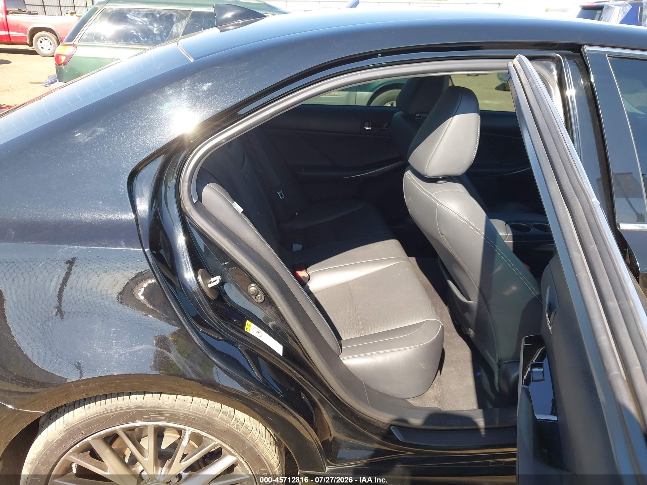 2015 Lexus Is 250   Black vin: JTHCF1D28F5022819