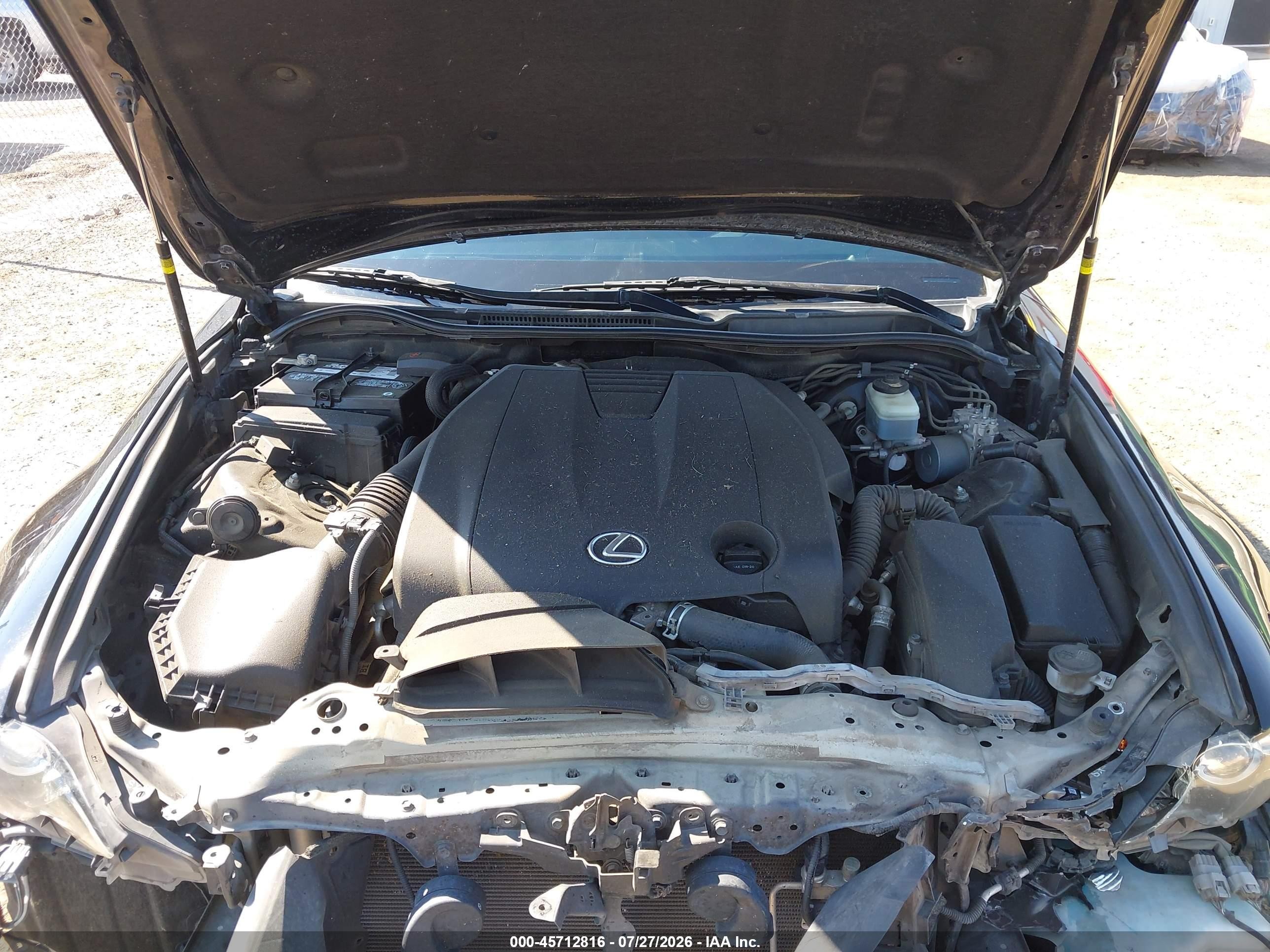 2015 Lexus Is 250   Black vin: JTHCF1D28F5022819