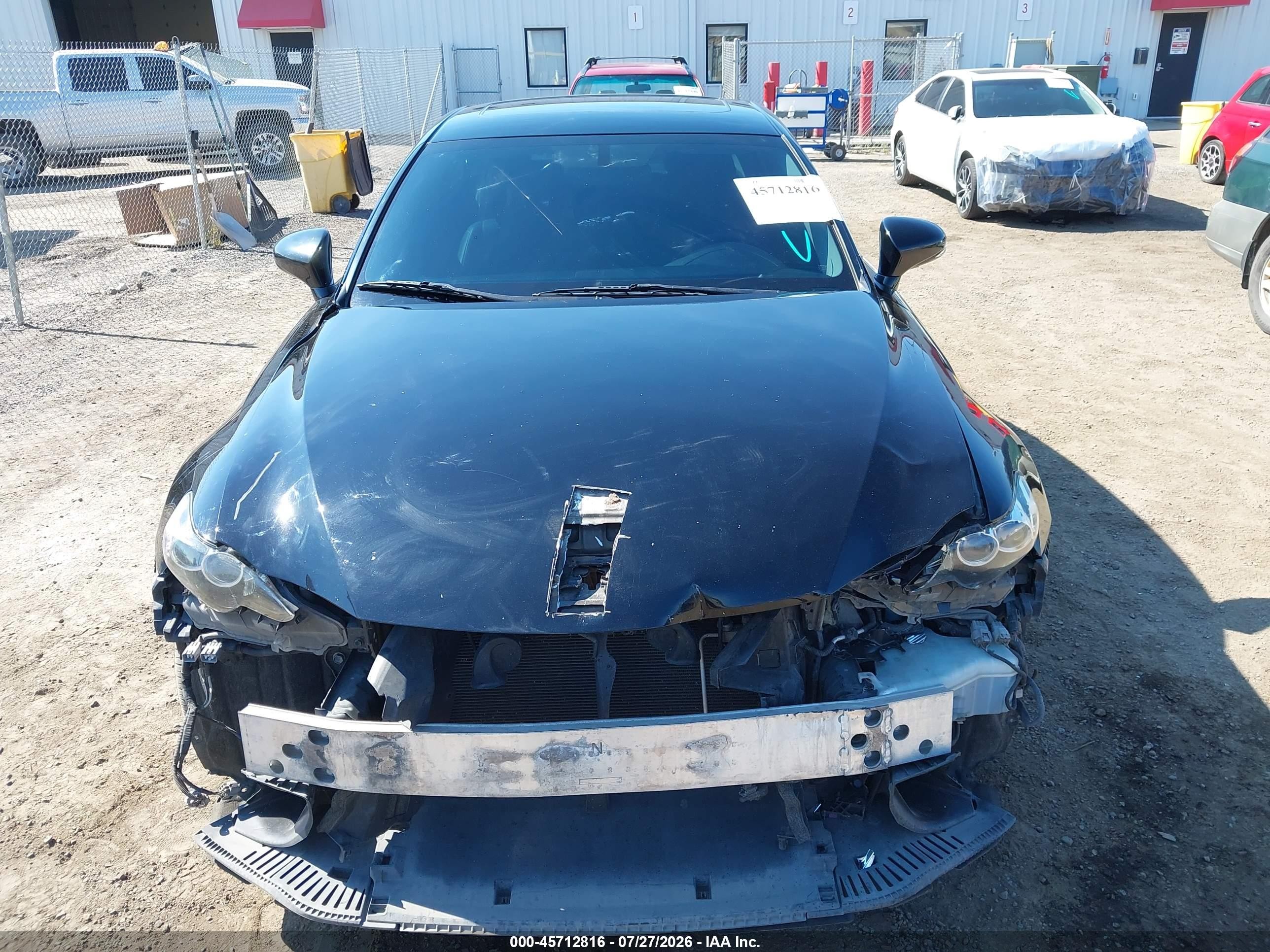 2015 Lexus Is 250   Black vin: JTHCF1D28F5022819