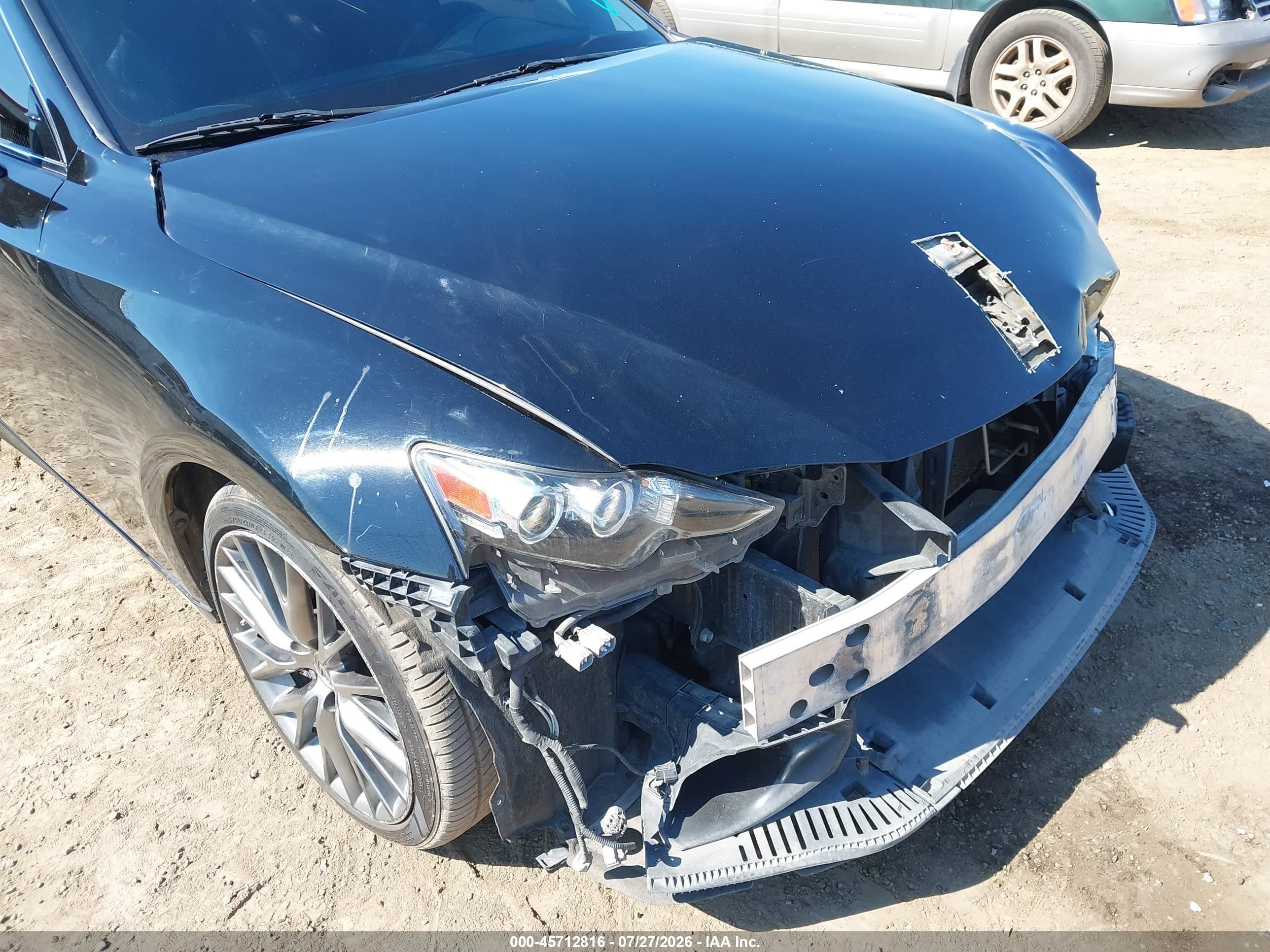 2015 Lexus Is 250   Black vin: JTHCF1D28F5022819