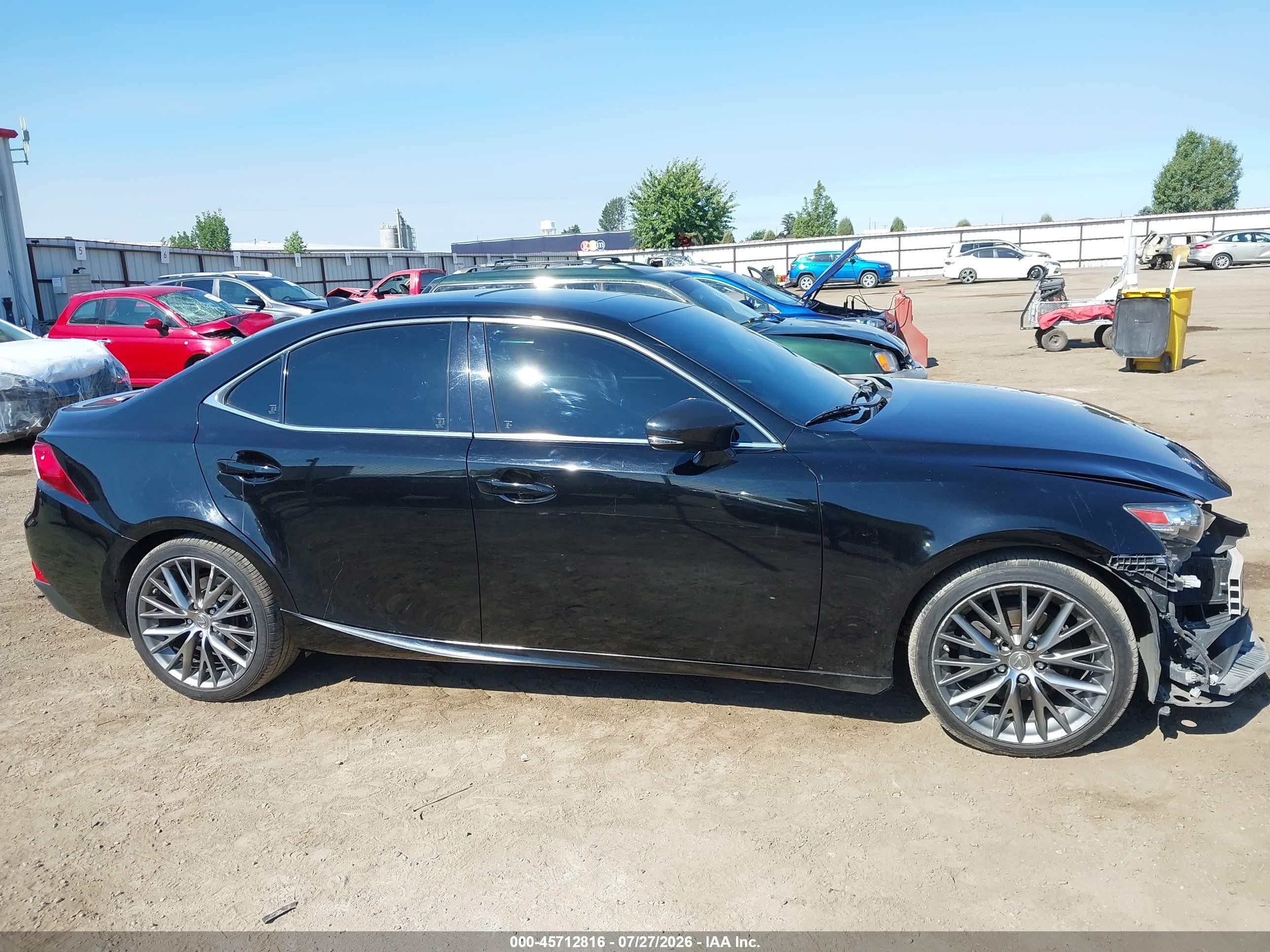 2015 Lexus Is 250   Black vin: JTHCF1D28F5022819