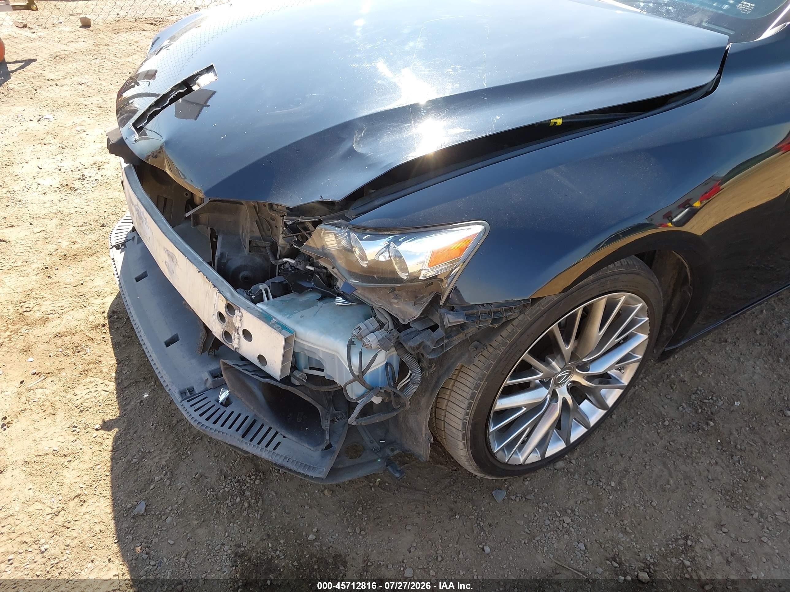 2015 Lexus Is 250   Black vin: JTHCF1D28F5022819