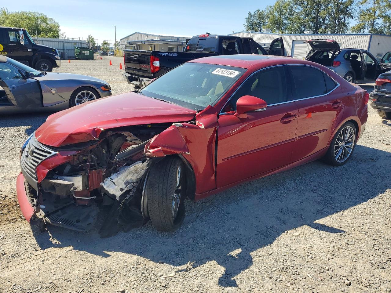 2015 Lexus Is 250 Red vin: JTHCF1D28F5026093