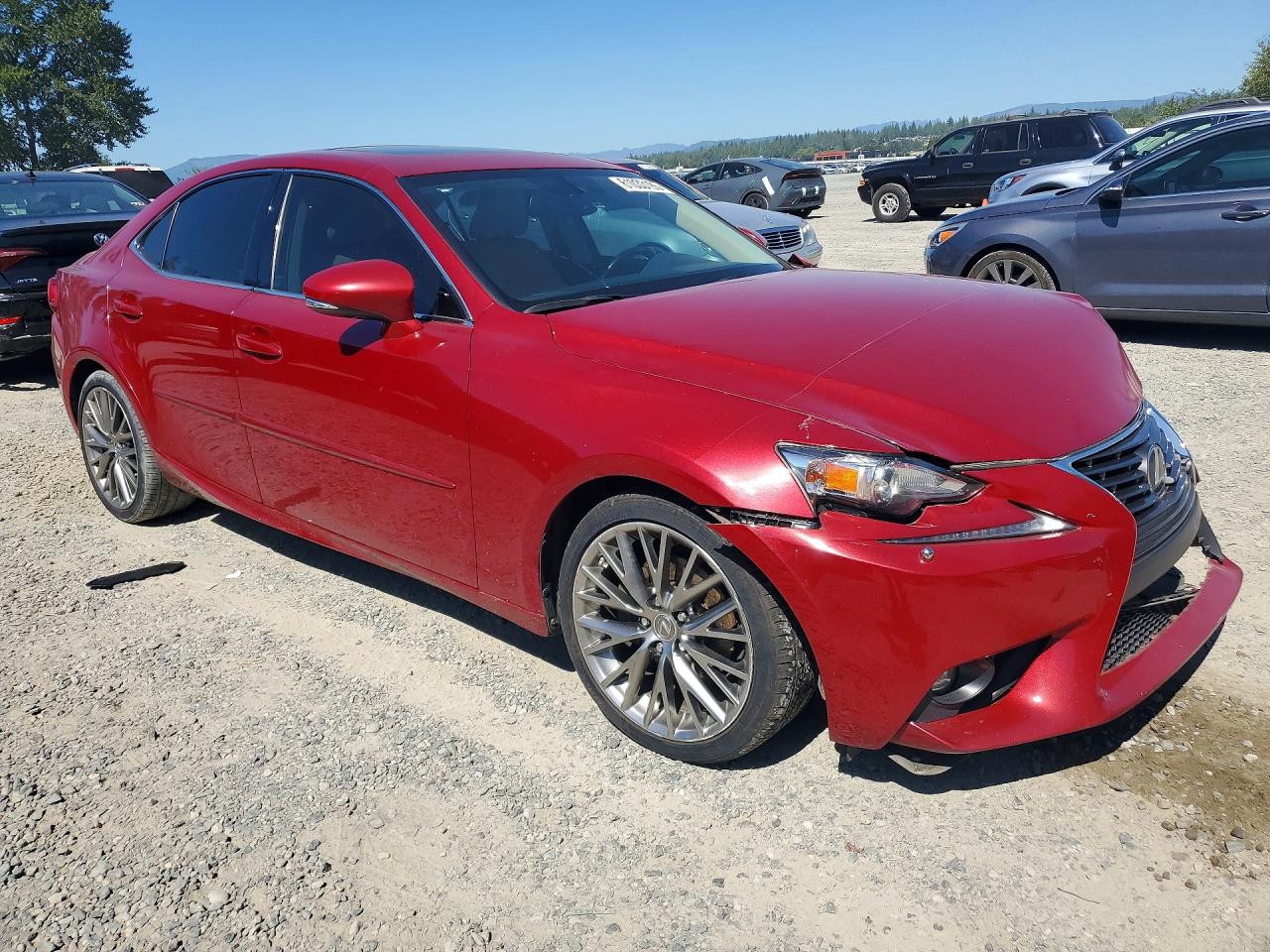 2015 Lexus Is 250 Red vin: JTHCF1D28F5026093