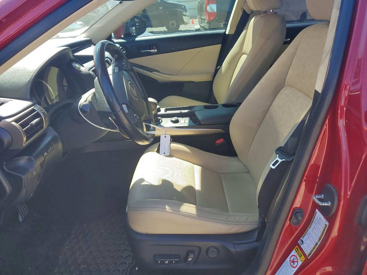 2015 Lexus Is 250 Red vin: JTHCF1D28F5026093
