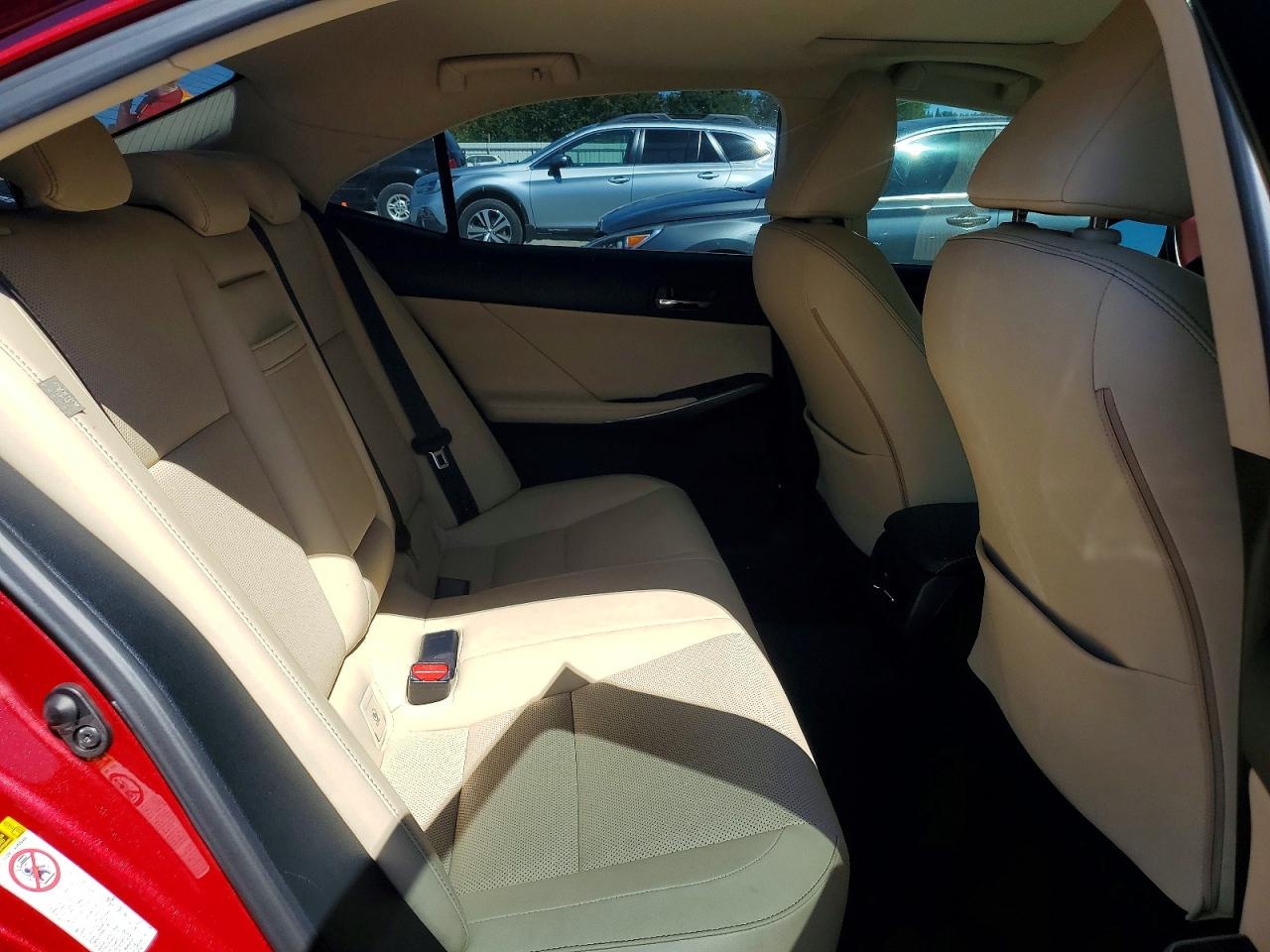 2015 Lexus Is 250 Red vin: JTHCF1D28F5026093