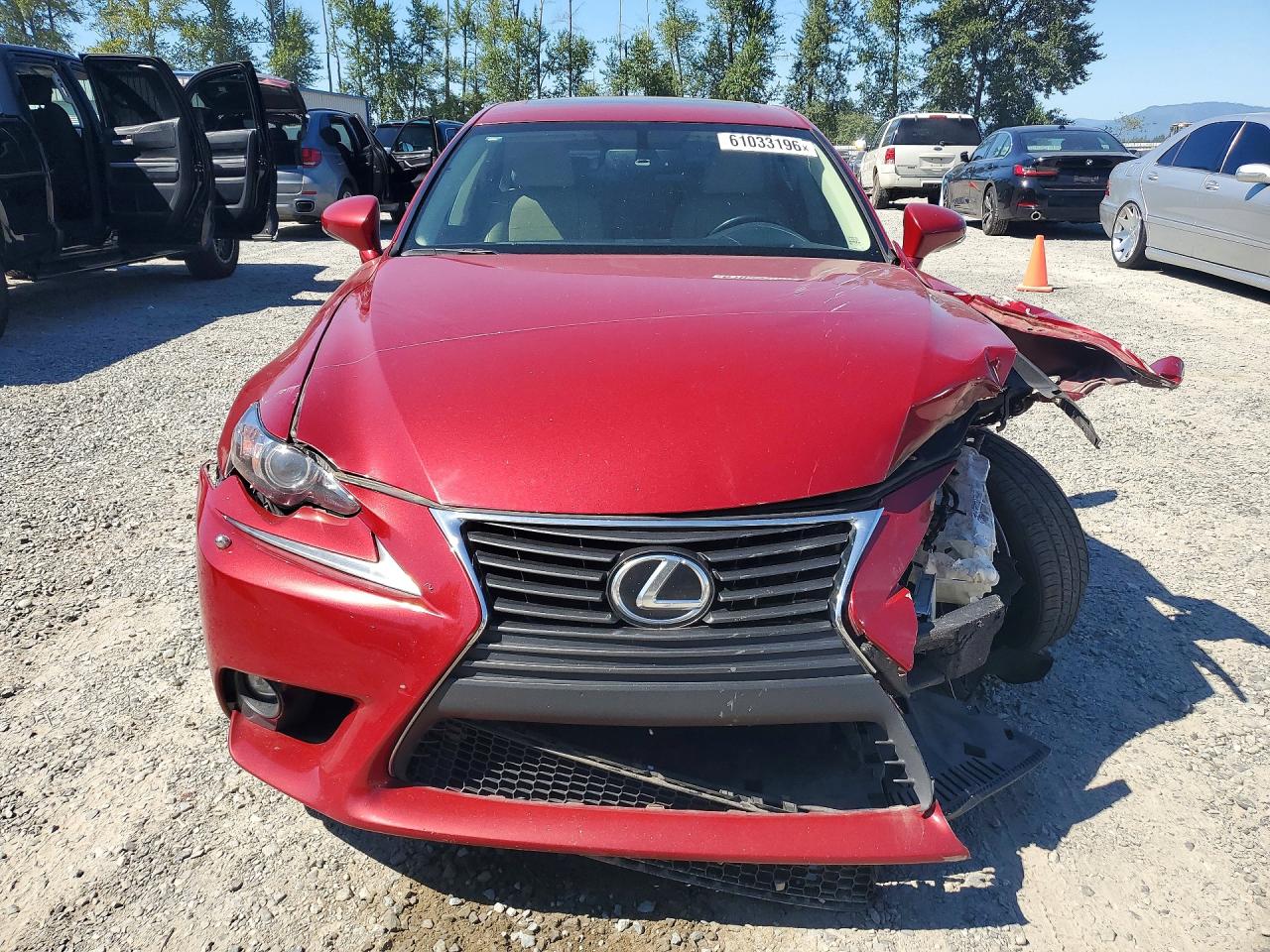 2015 Lexus Is 250 Red vin: JTHCF1D28F5026093
