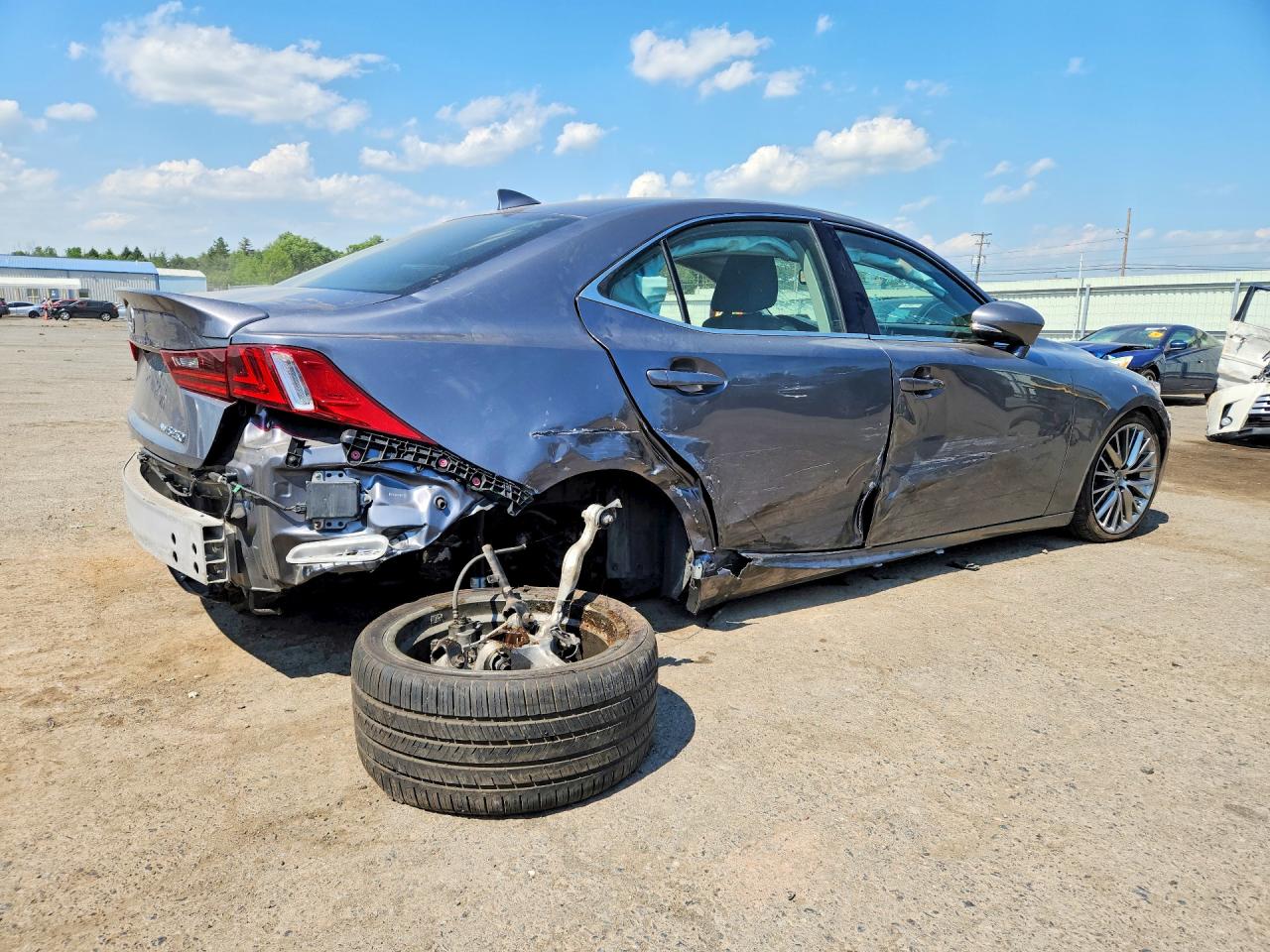 2015 Lexus Is 250 Серый vin: JTHCF1D28F5027664