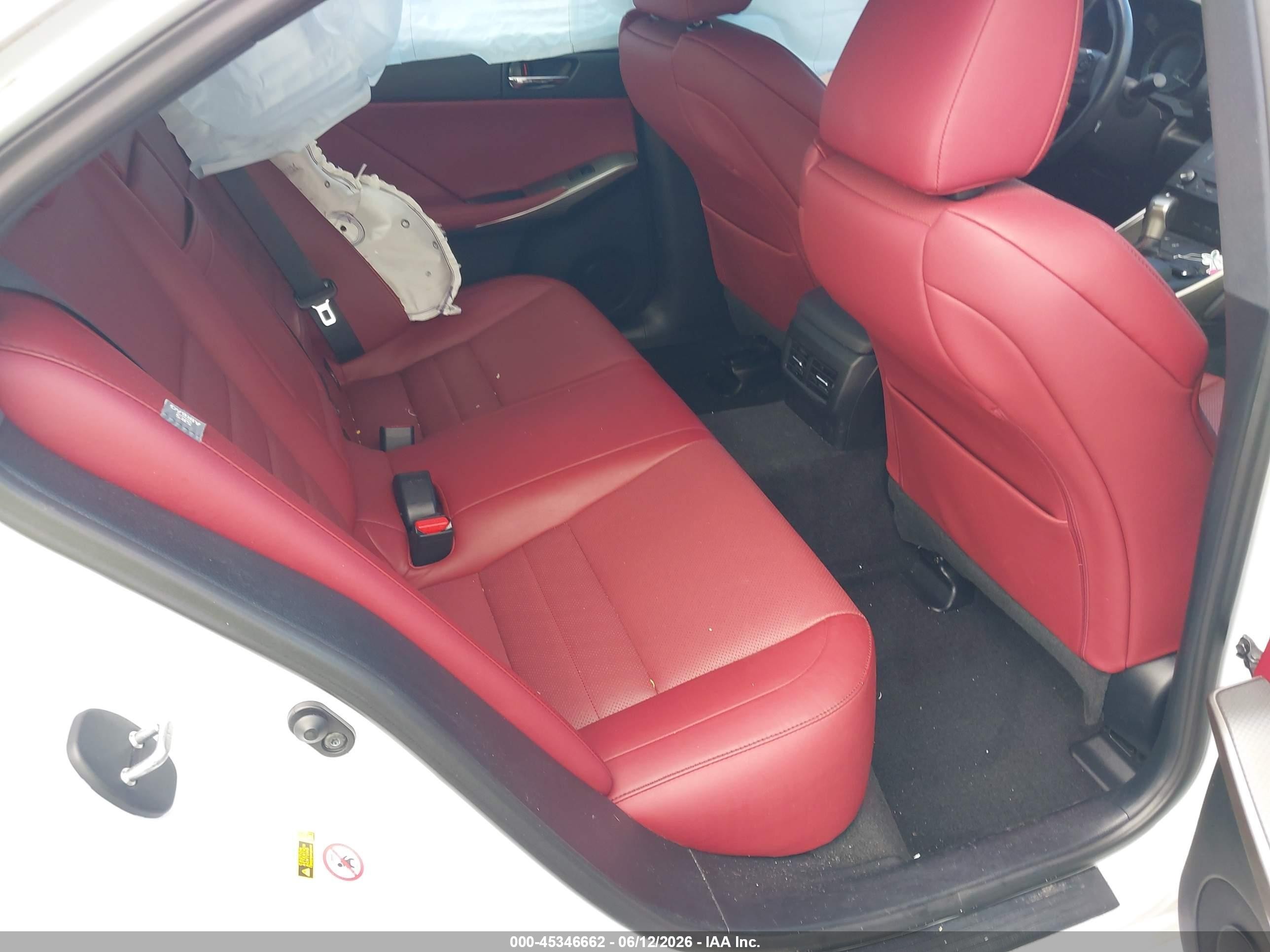 2015 Lexus Is 250   White vin: JTHCF1D28F5029091