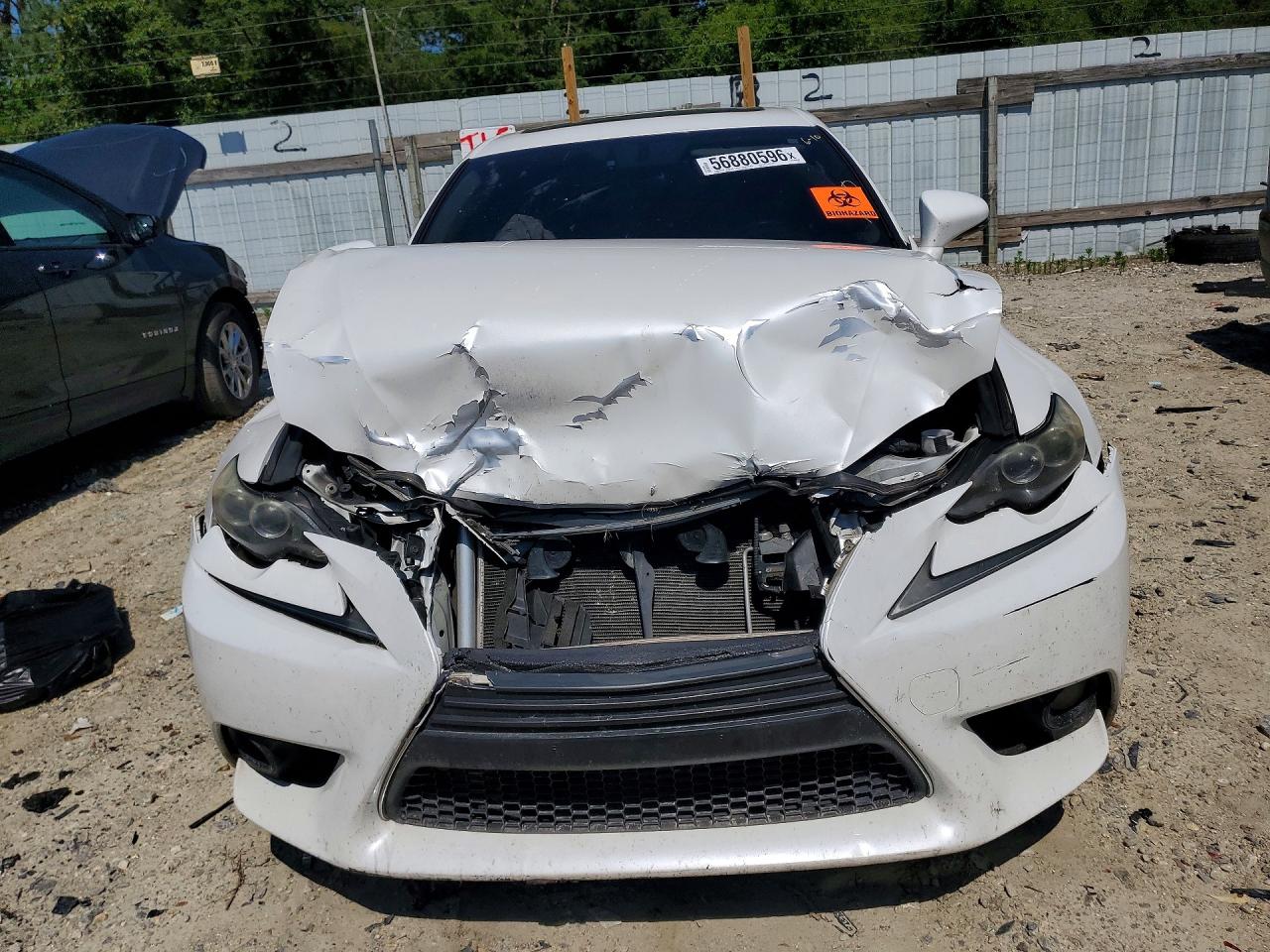 2014 Lexus Is 250 Белый vin: JTHCF1D29E5002139