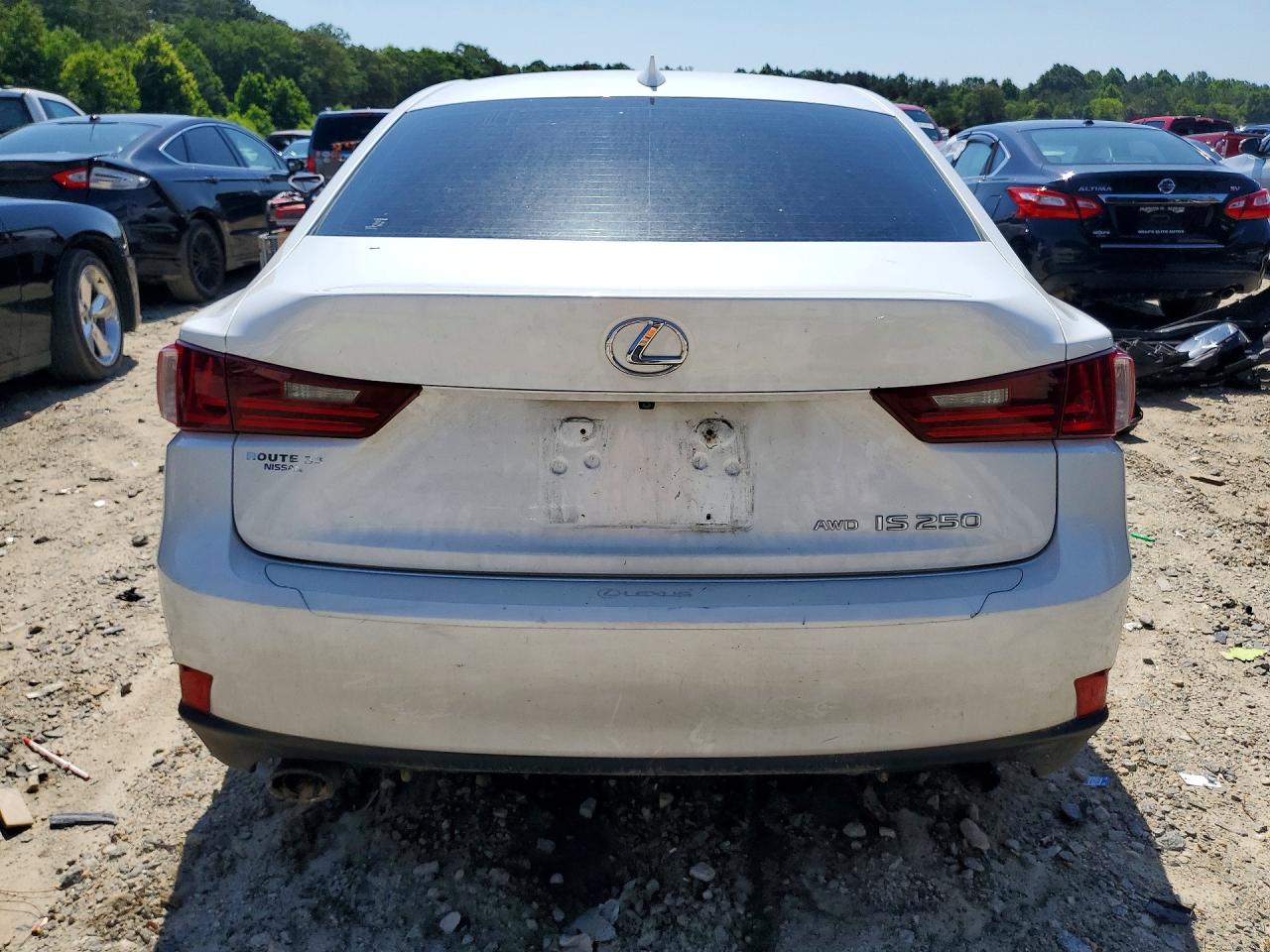 2014 Lexus Is 250 Белый vin: JTHCF1D29E5002139