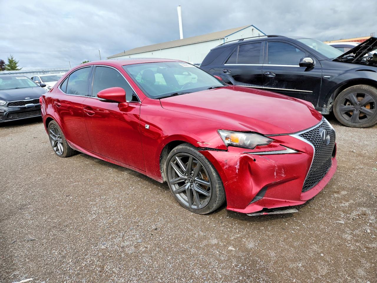 2014 Lexus Is 250 Красный vin: JTHCF1D29E5004490