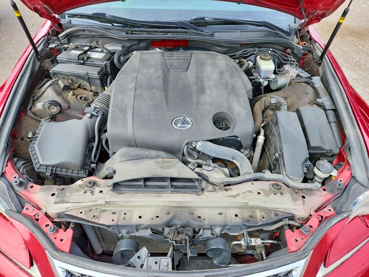 2014 Lexus Is 250 Красный vin: JTHCF1D29E5004490