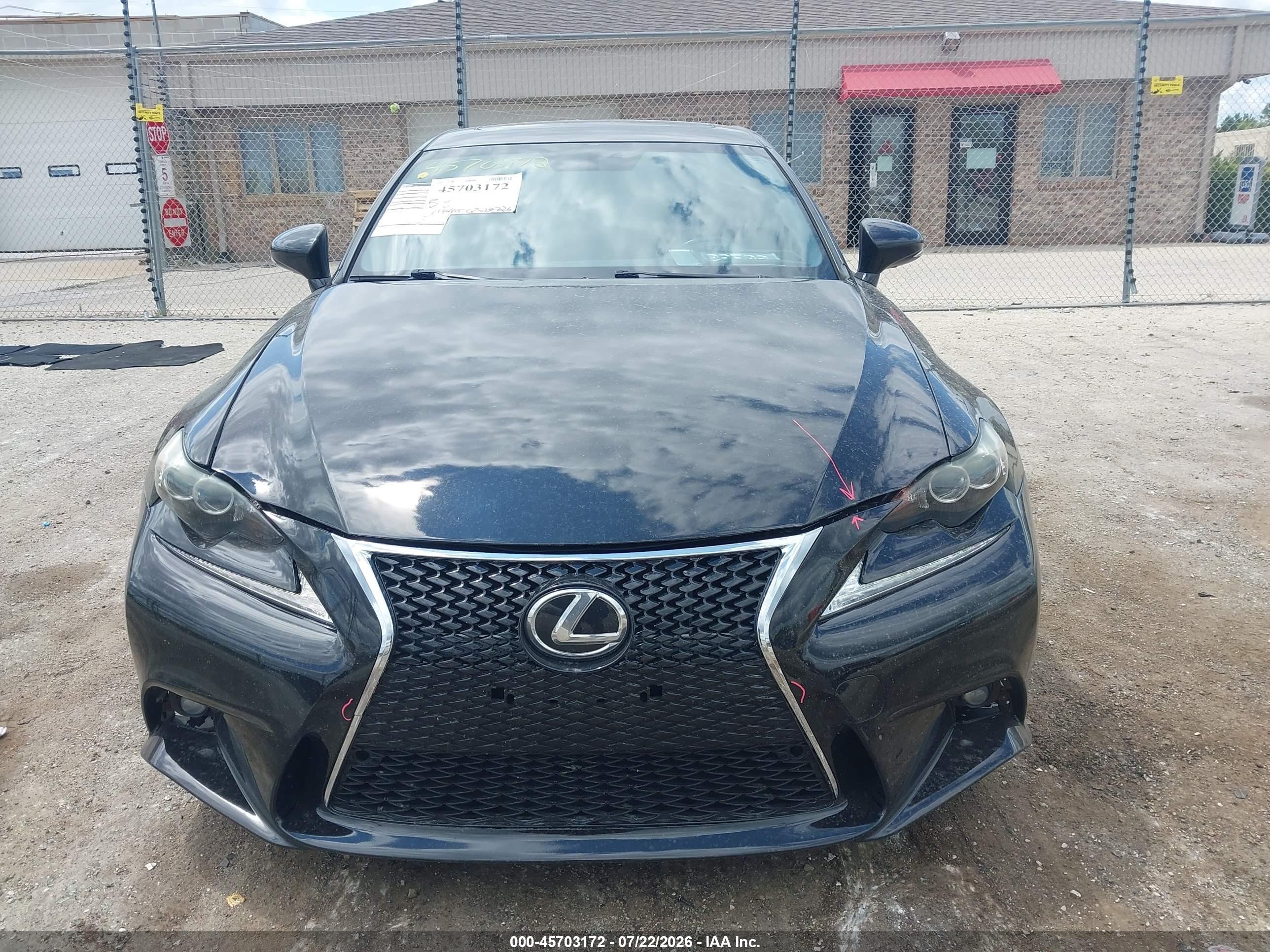 2014 Lexus Is 250   Черный vin: JTHCF1D29E5009740