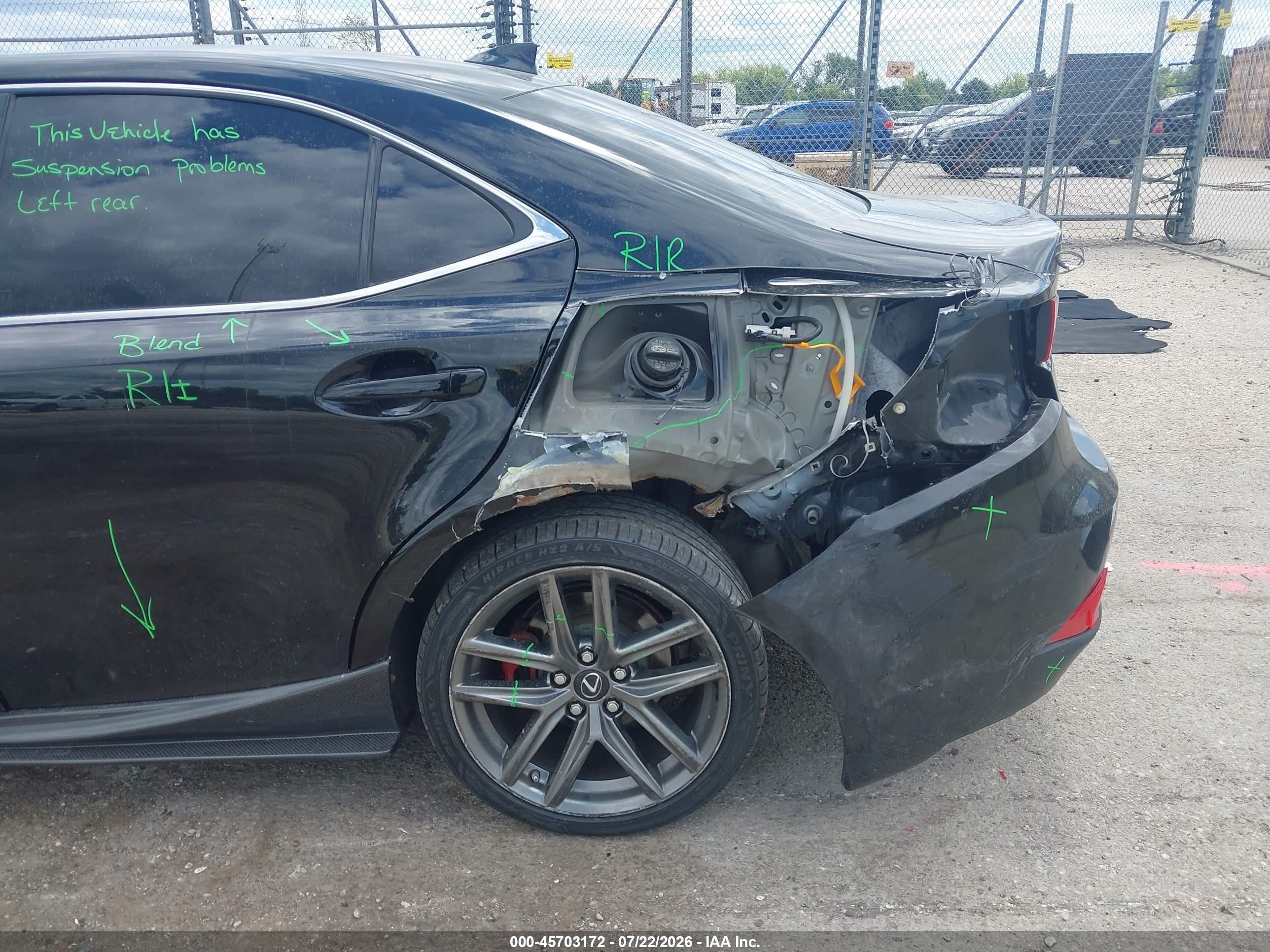 2014 Lexus Is 250   Черный vin: JTHCF1D29E5009740